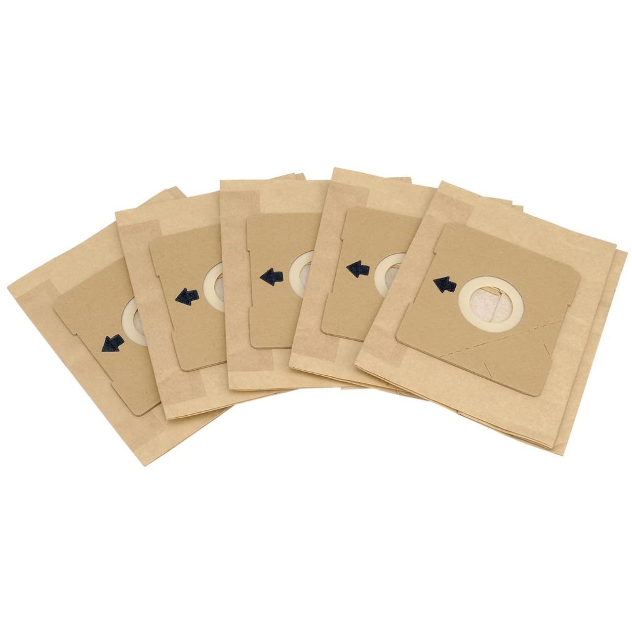 Draper 12394 Pack of 5 Dust Bags for VC1600 Vacuum Cleaner | Replacement Filters for Home Cleaning | Perfect for Carpets, Upholstery, and Hard Floors