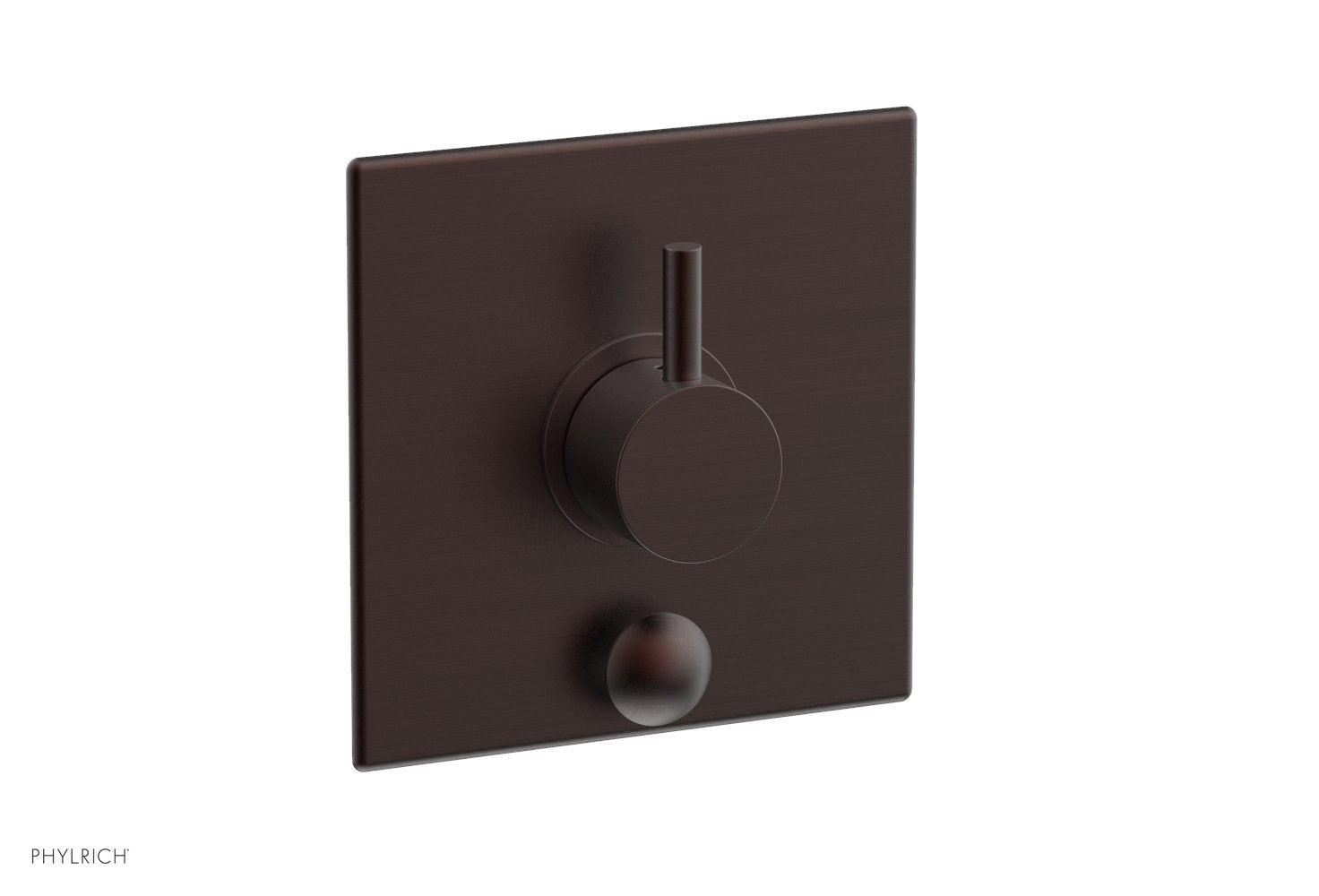 BASIC II Pressure Balance Shower Plate with Diverter and Handle Trim Set 4 203 - Chrome Finish for Bathroom & Shower Installation - Perfect for Home Renovation and Modern Bathroom Upgrades
