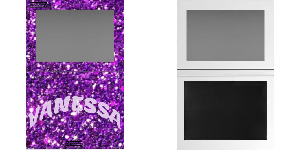 Custom Extra Large Z Palette - Magnetic Makeup Palette for Eyeshadows & Blush - Perfect for Professional Artists & Travel Makeup Organizer