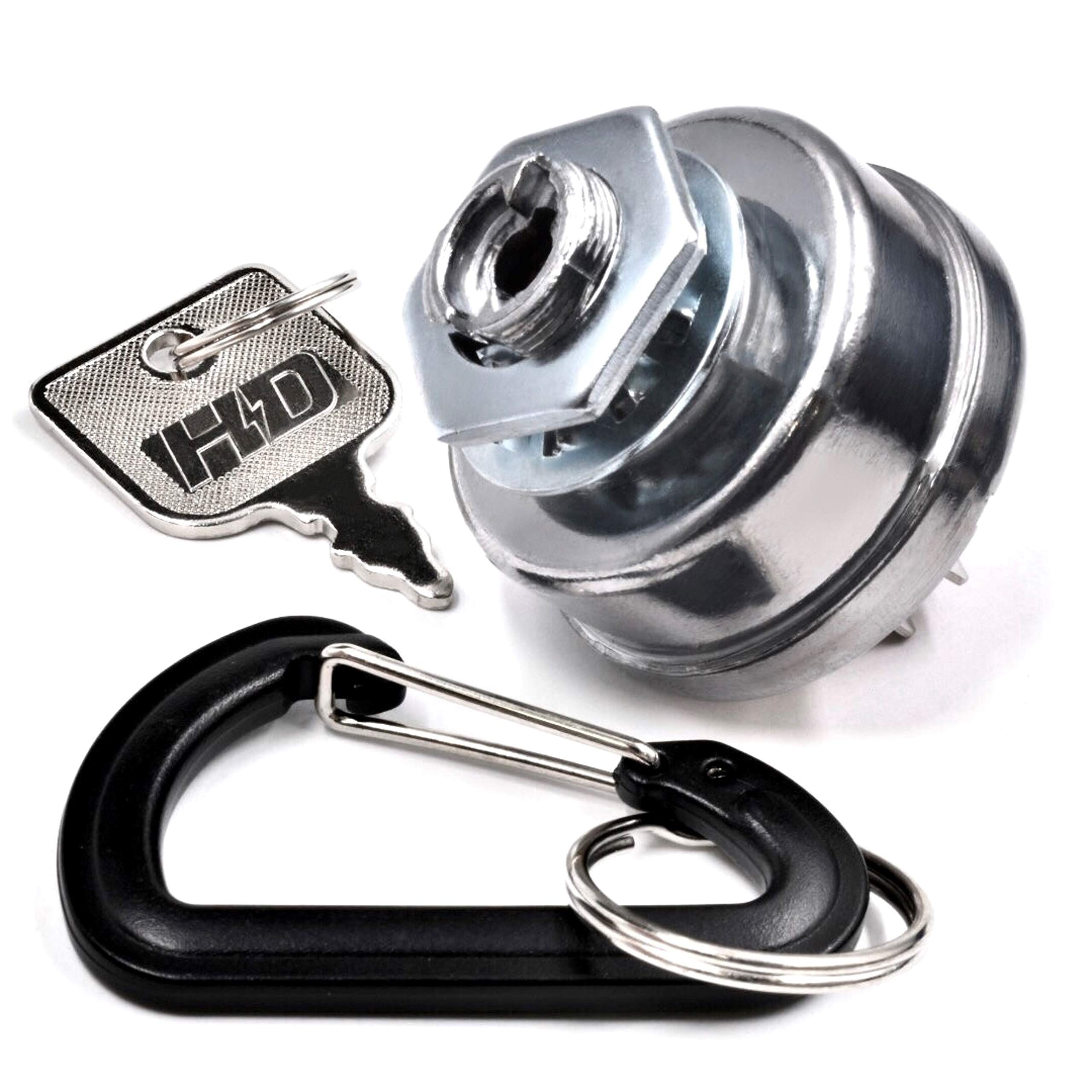 HD Switch Starter Ignition Key Switch Replacement for Encore World Lawn 423027 - Upgraded Soft-Grip Umbrella Key with 2 Keys & Free Carabiner - Dual Protection System - Perfect for Lawn Mowers, Tractors, and Outdoor Power Equipment