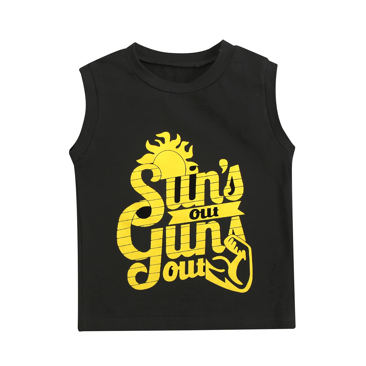 Kids Sleeveless Tank Top - Boys Summer Casual Vest for Outdoor Play