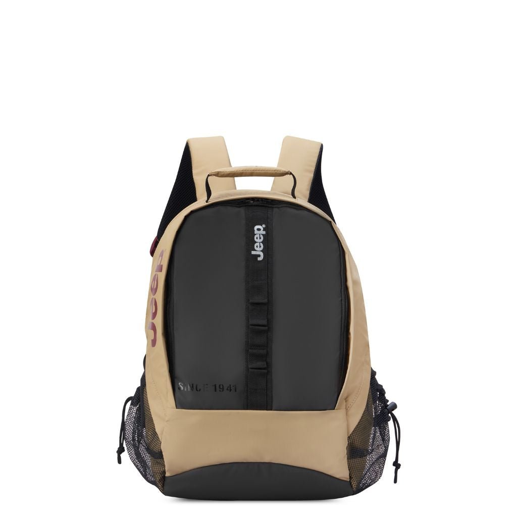 Jeep Versatile 15.6 Inch Laptop Backpack for Men & Women - Water-Resistant Travel Backpack with USB Charging Port, Yellow - Perfect for Work, School, College & Business Travel