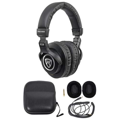 Audio-Technica ATW-902a Wireless Handheld Microphone with Samson Professional Headphones - Perfect for Live Performances, Podcasting & Studio Recording