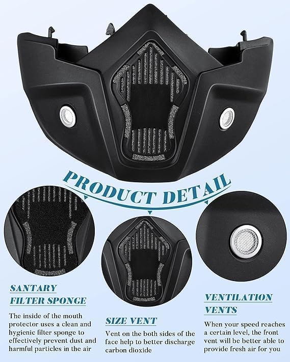 LORD LUCIFER Anti-Fog Paintball Mask & Motorcycle Goggles with Removable Face Shield - Adjustable Motocross Eyewear for Paintball, Airsoft & Off-Road Riding