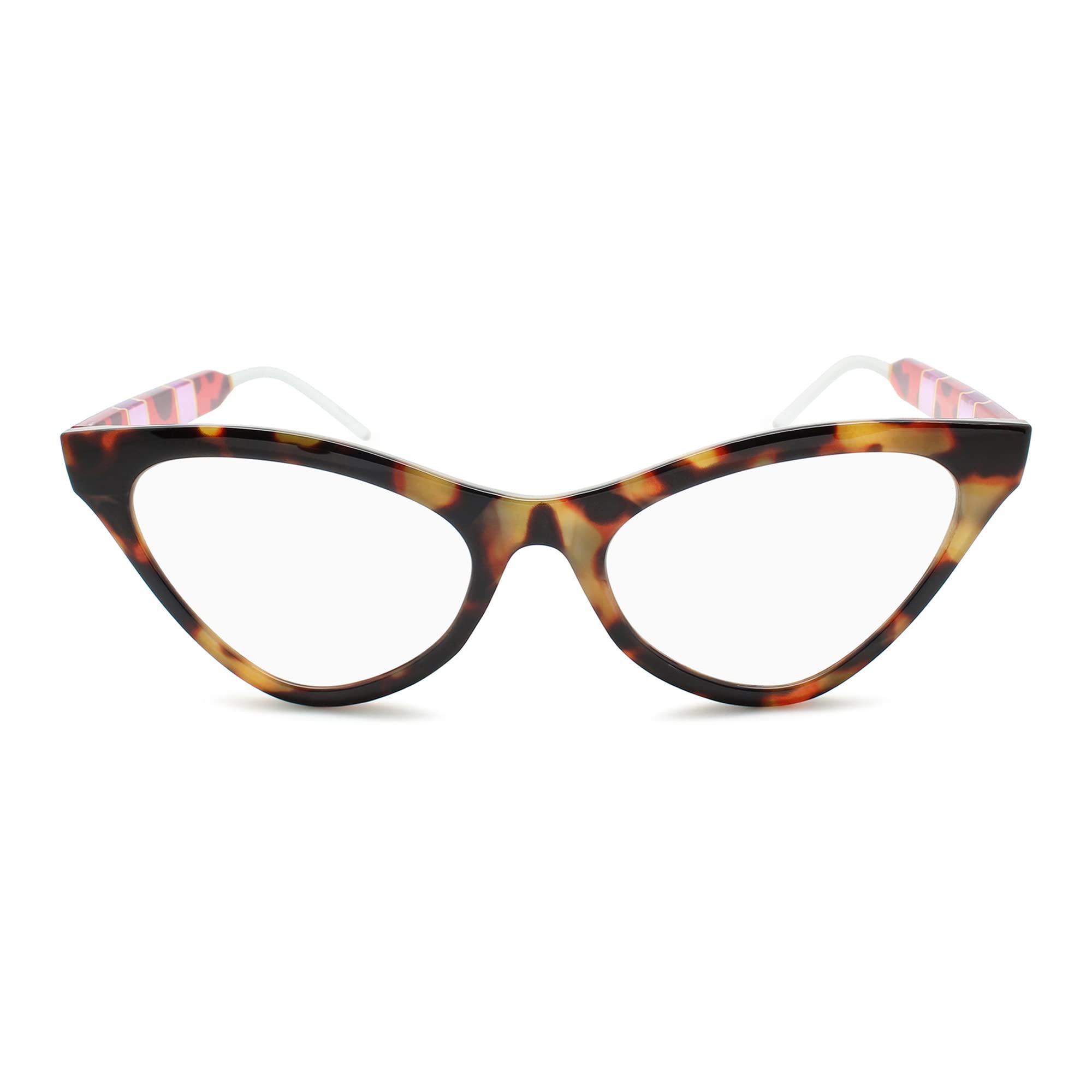 Stylish Oversized Tortoise Cat Eye Reading Glasses for Women - 1.25 Magnification Readers with Comfortable Fit for All Face Shapes - Perfect for Reading, Working, and Fashion Accessories