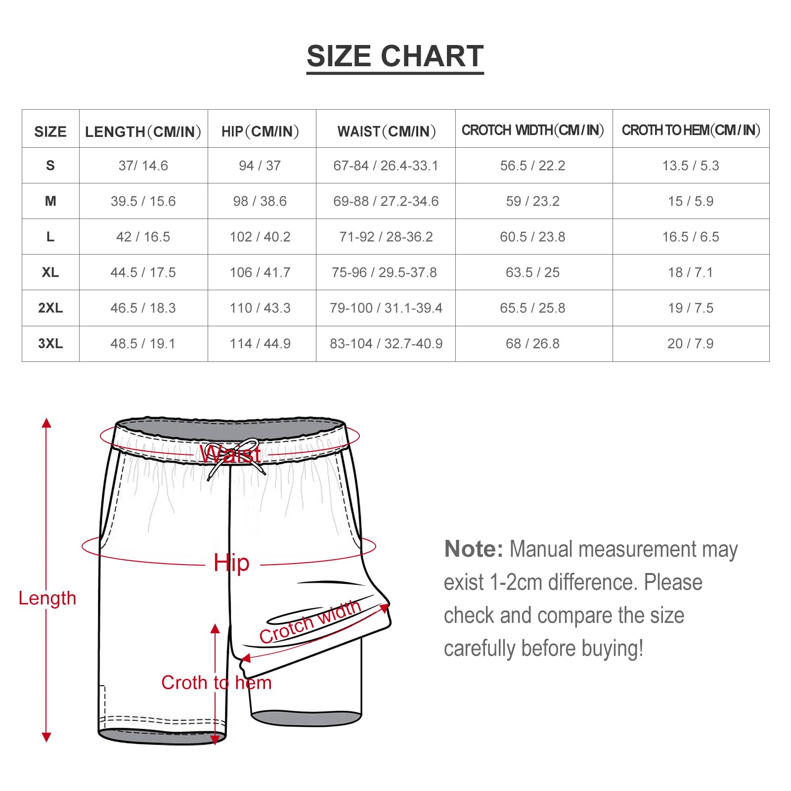 NiYoung Men's Big & Tall Cargo Shorts - Quick-Dry Board Shorts with Pockets & Elastic Waistband - Perfect for Swimming, Beach, Gym & Outdoor Activities