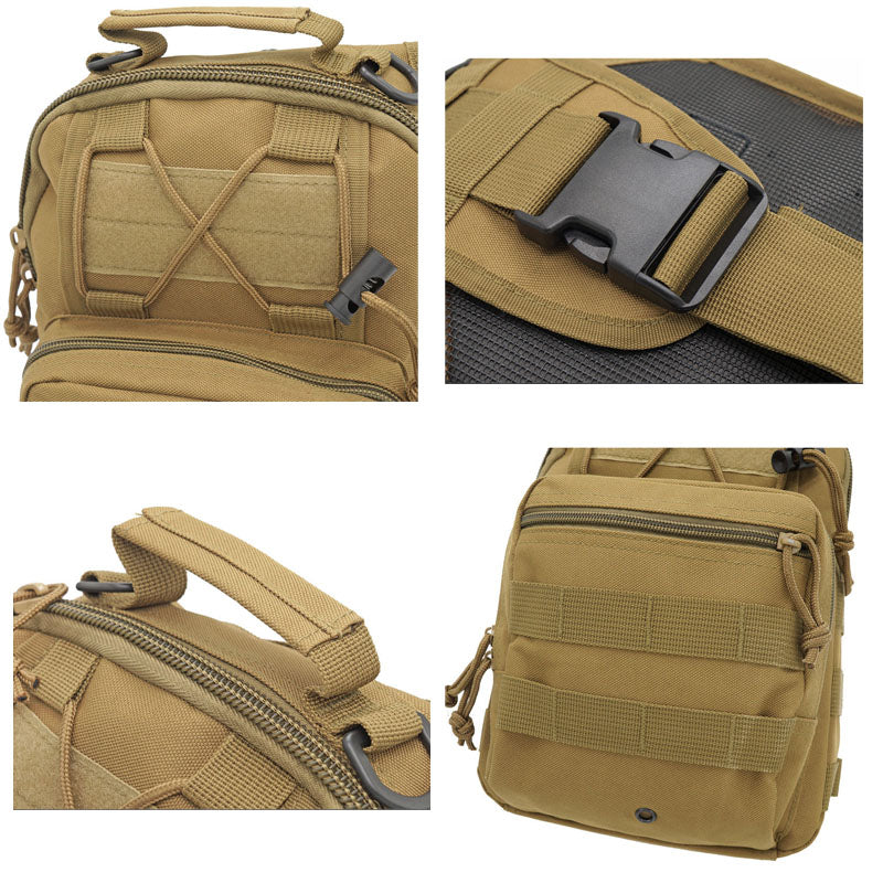 Tactical Shoulder Sling Backpack - Military Grade Compact Outdoor Hiking Backpack for Men - Perfect for Camping, Travel & Everyday Use