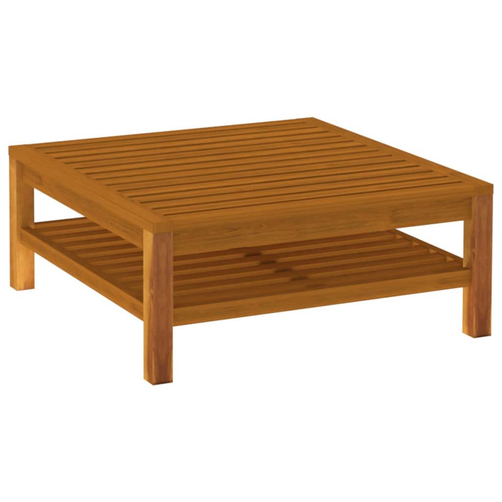 vidaXL 6-Piece Patio Lounge Set - Outdoor Garden Furniture, Sectional Sofa with Cushions, Corner Sofa in Retro Style (Solid Acacia Wood) - Perfect for Backyard, Poolside & Patio Relaxation