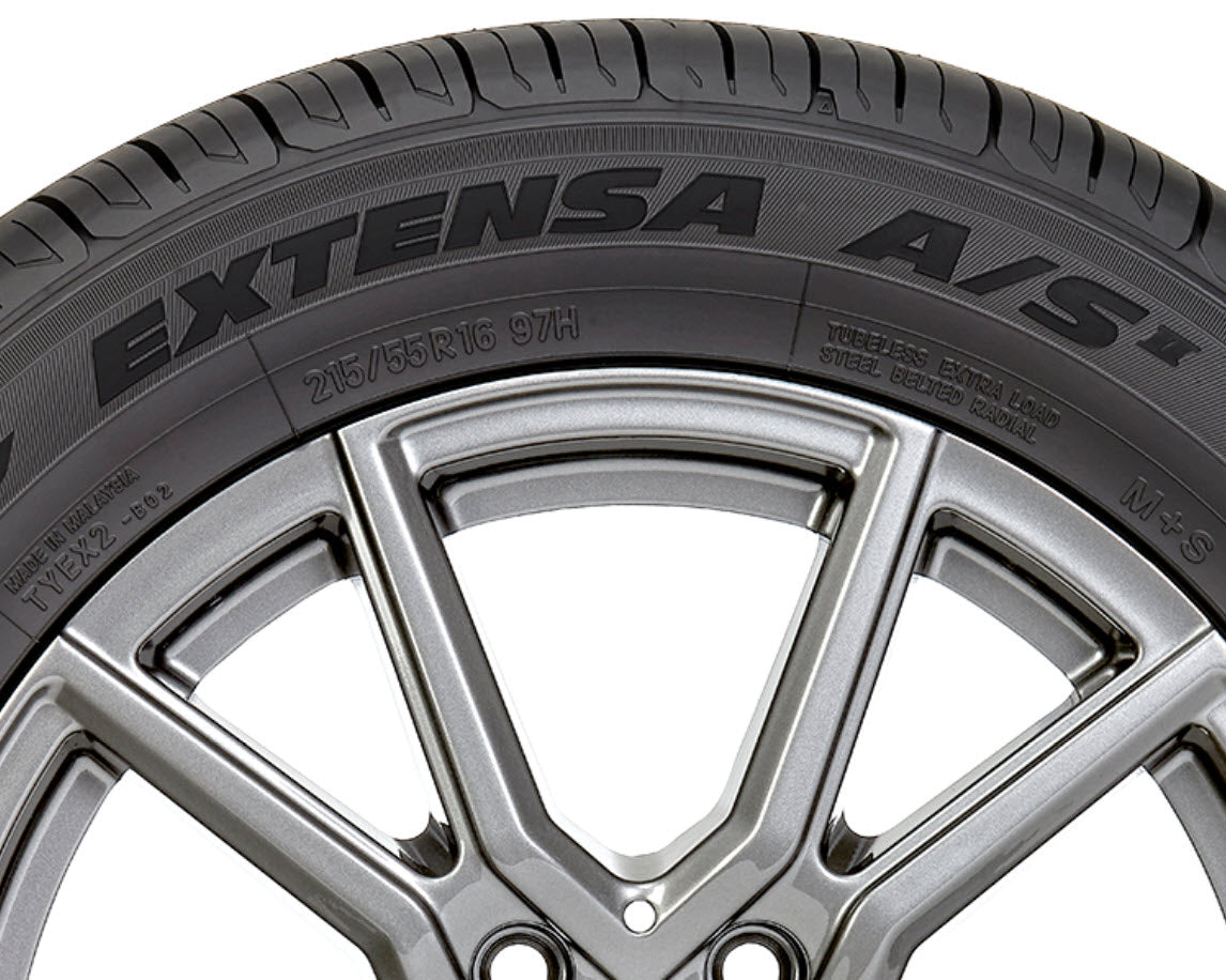 Toyo Extensa A/S II 185/65R14 86H All-Season Passenger Car Tire - Perfect for Sedans, Compact Cars & Daily Commuting