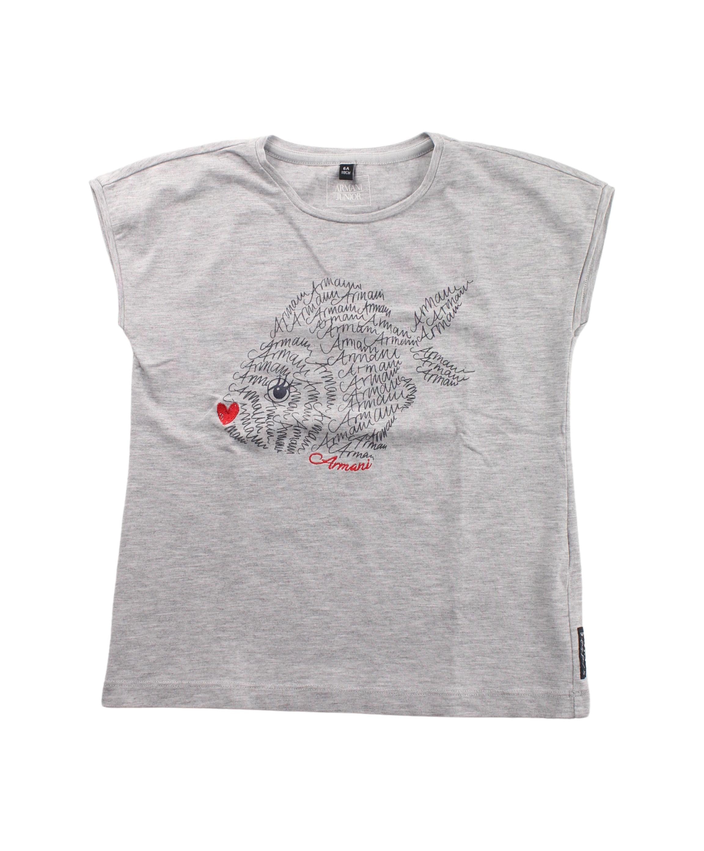 Armani Sleeveless Cotton T-Shirt for Boys 6T - Soft Breathable Summer Top for Playdates & Casual Outings