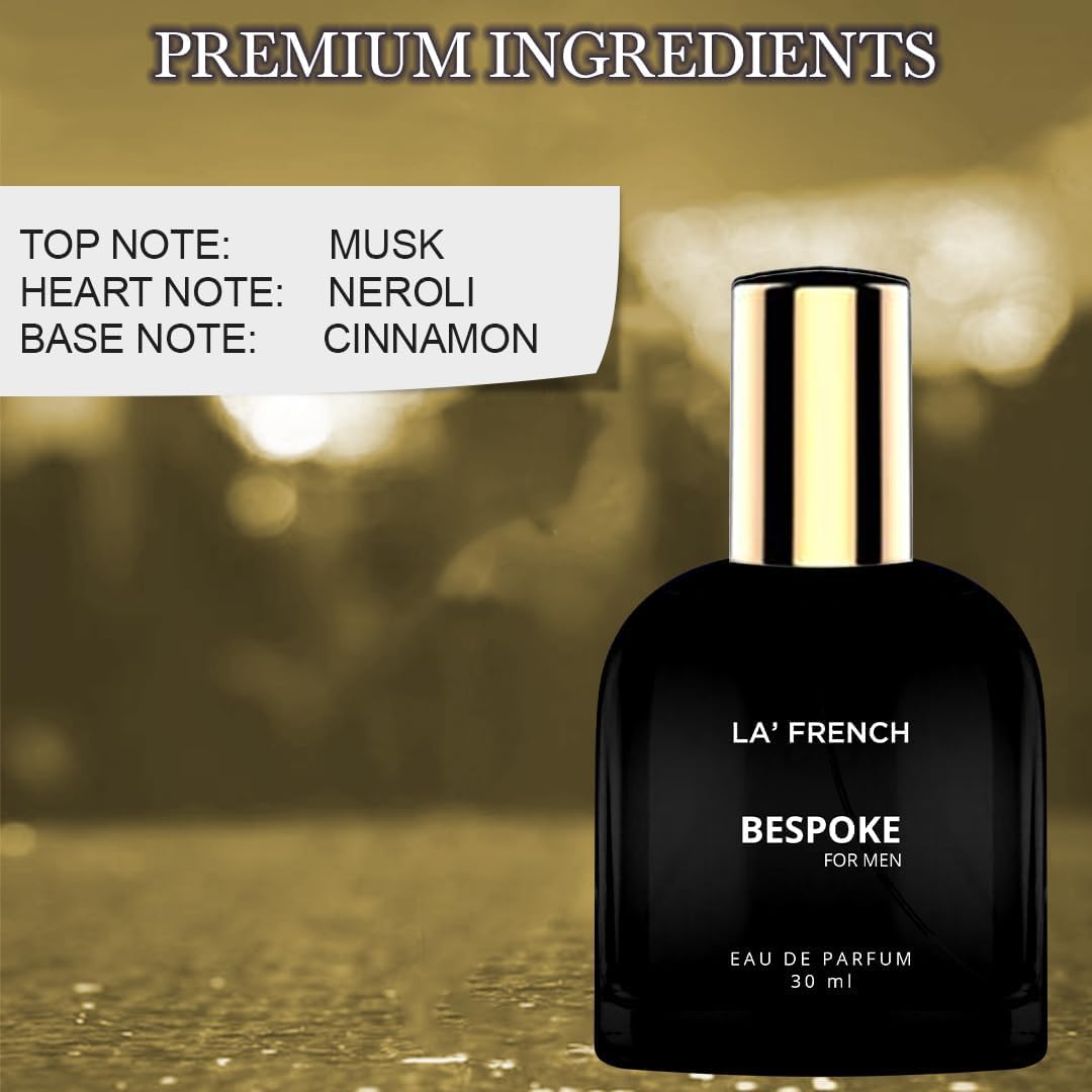 Premium French Men's Perfume 30ml - Long Lasting Eau De Parfum | Luxury Cologne with Fresh Scent | Travel Size Fragrance for Date Night, Office & Special Occasions | Gift for Him