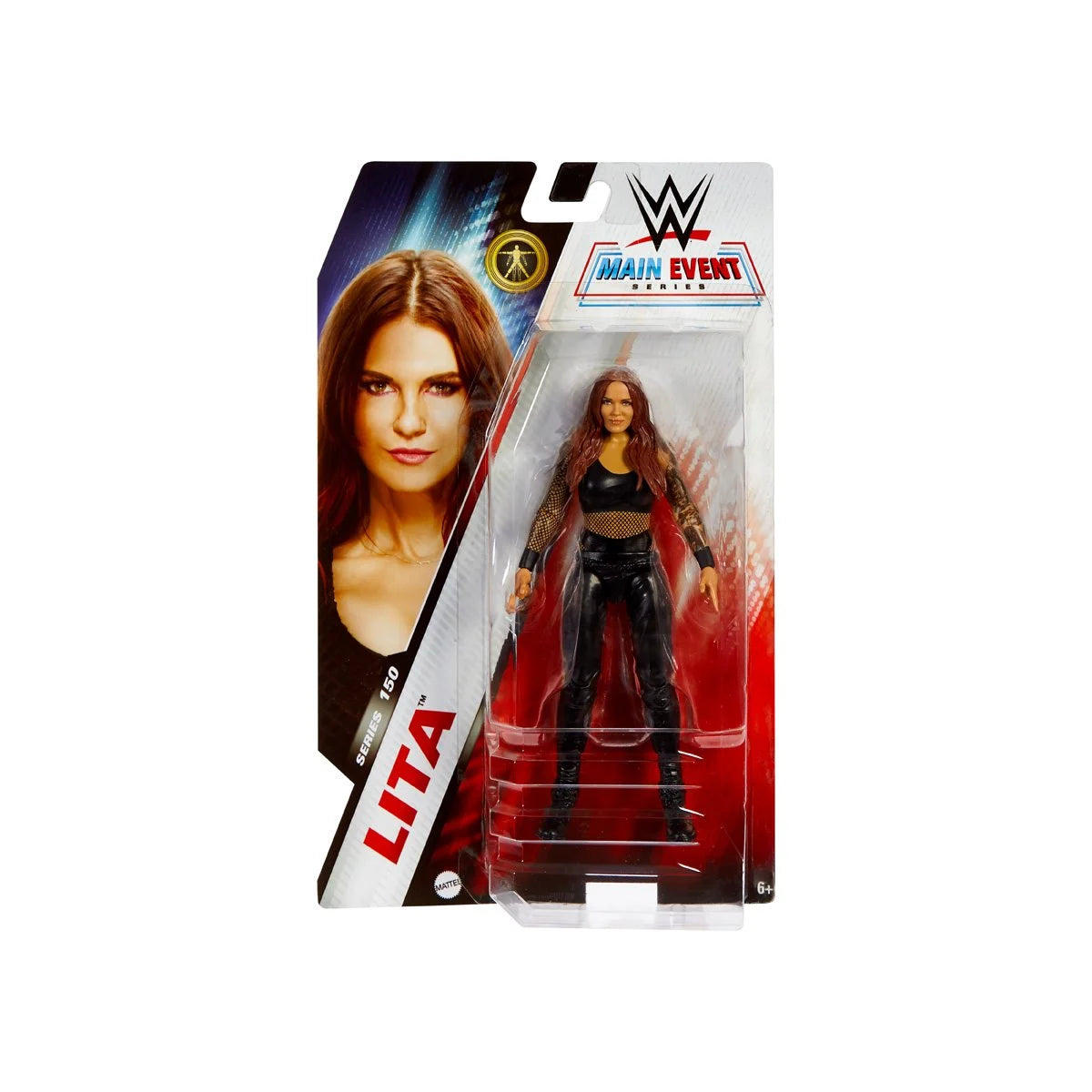 Lita WWE Main Event Series 150 Action Figure - Collectible Wrestling Toy for Fans & Kids - Perfect for Play, Display & Gifts