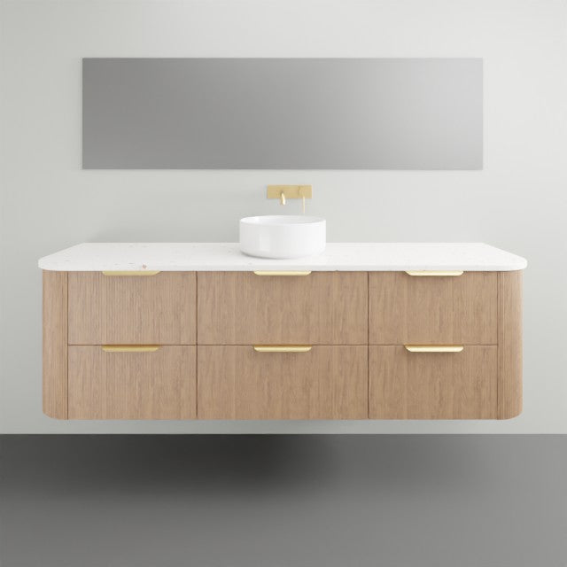 ADP Thirroul Wall Mounted Bathroom Vanity with Sink - Modern Floating Vanity for Small Bathrooms, Powder Rooms & Master Baths