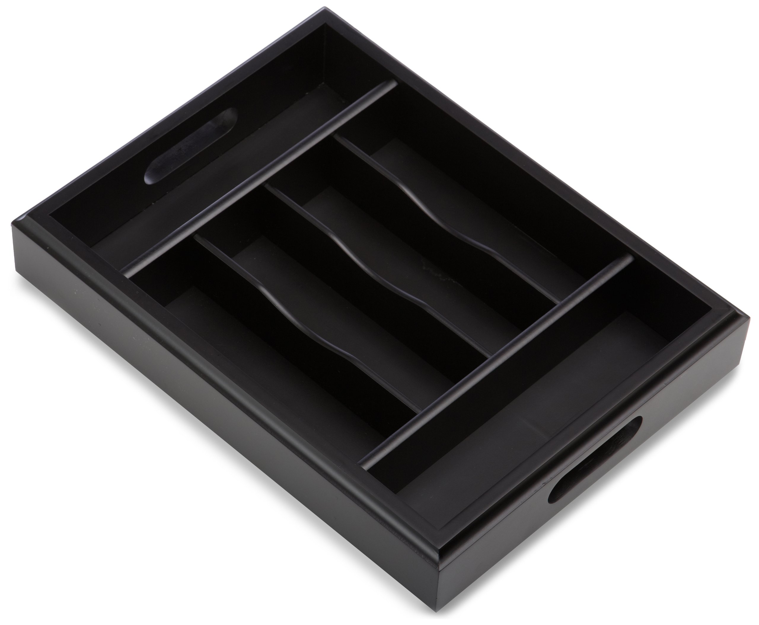 Cambridge Silversmiths Black Serving Tray for Dining & Decor