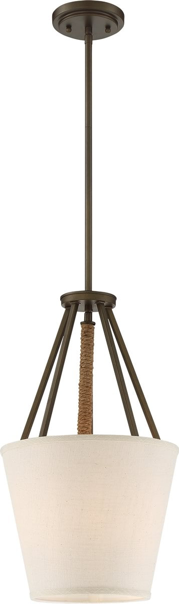 12W Seneca 3-Light Pendant Light Fixture in Mahogany Bronze Finish - Perfect for Kitchen Island, Dining Room, or Entryway Lighting