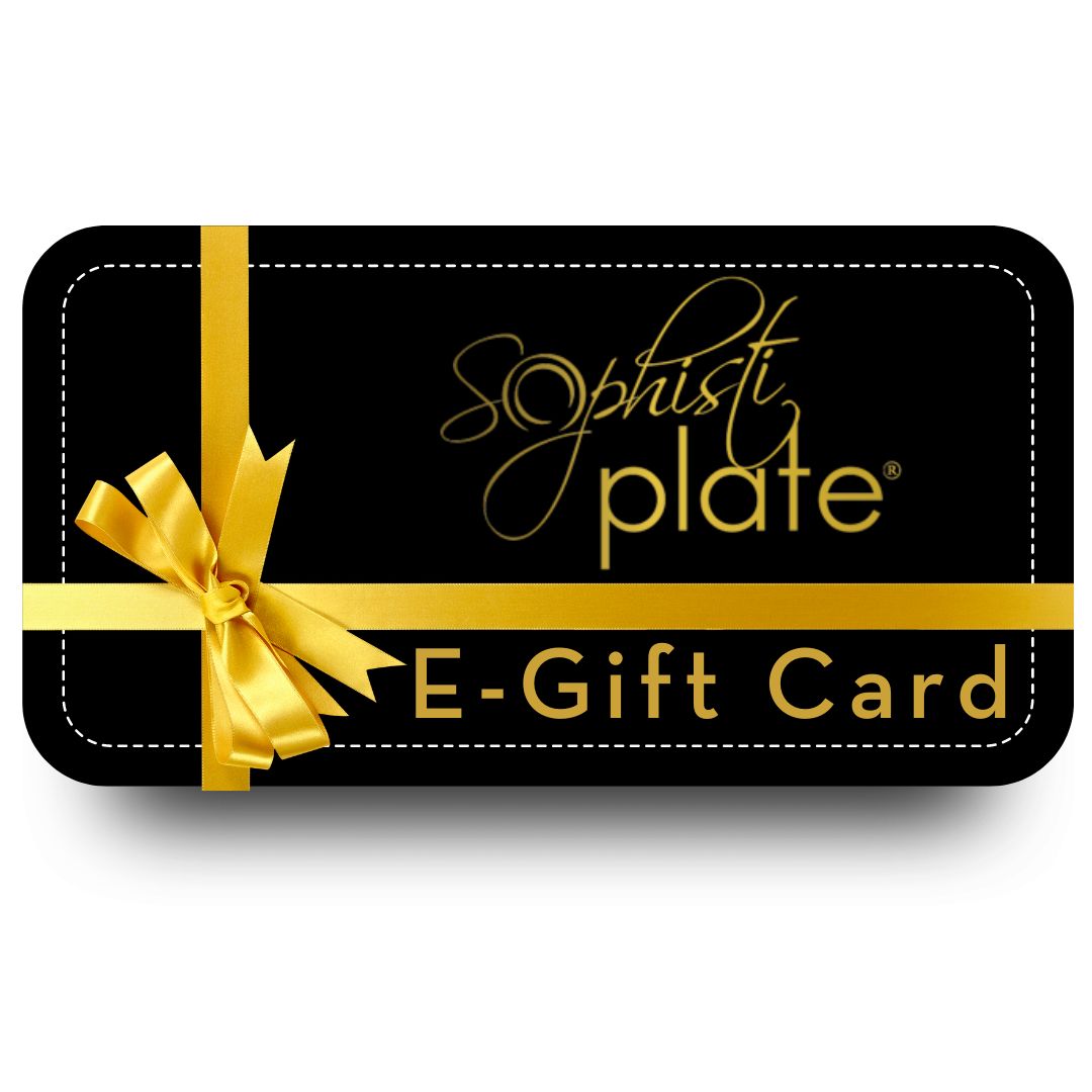 Sophistiplate Gift Card - Elegant & Thoughtful Present for Any Occasion - Perfect for Birthdays, Weddings, Anniversaries & Corporate Gifts