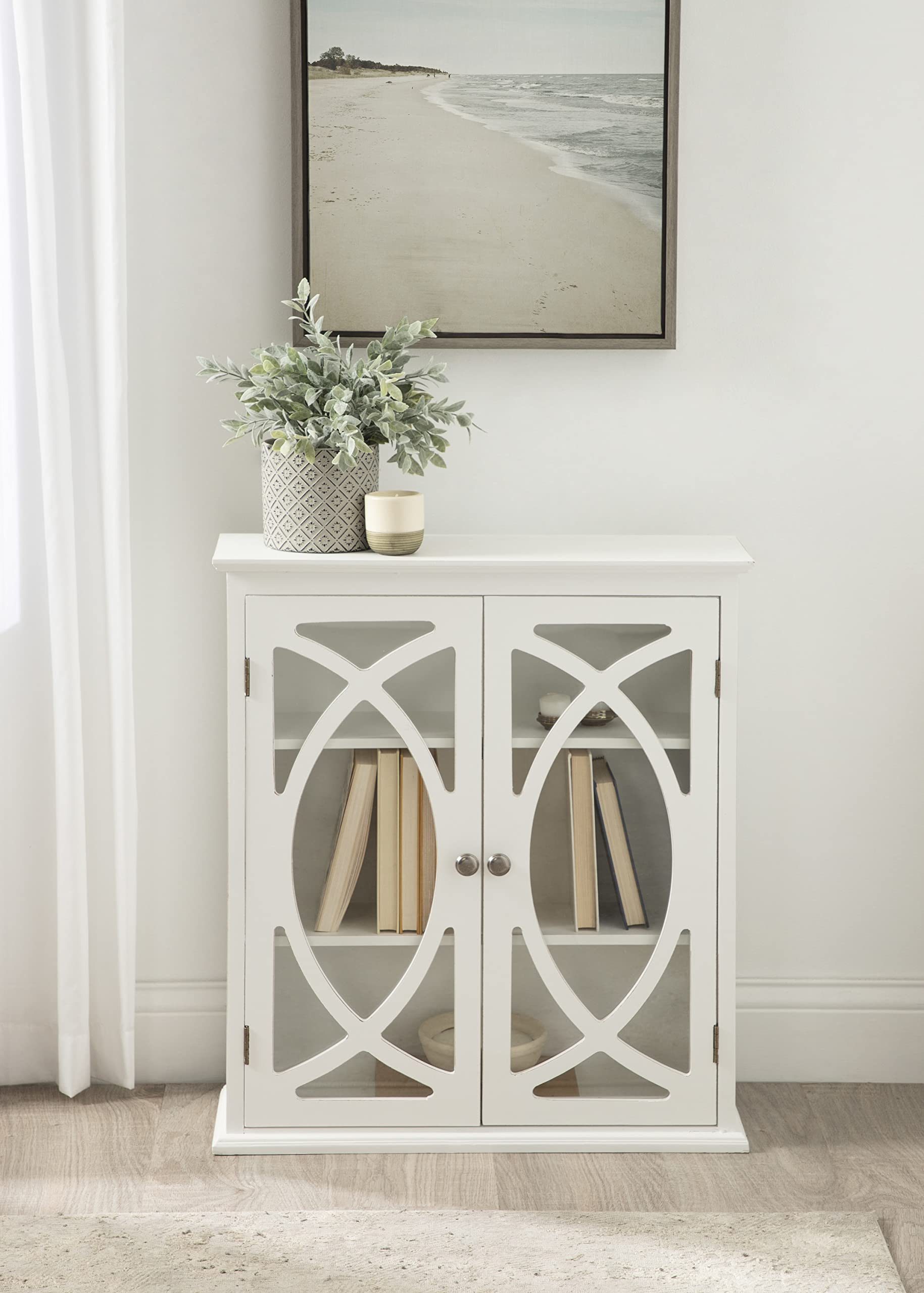 Kate & Laurel Quinlan Wood Wall Cabinet - 24
