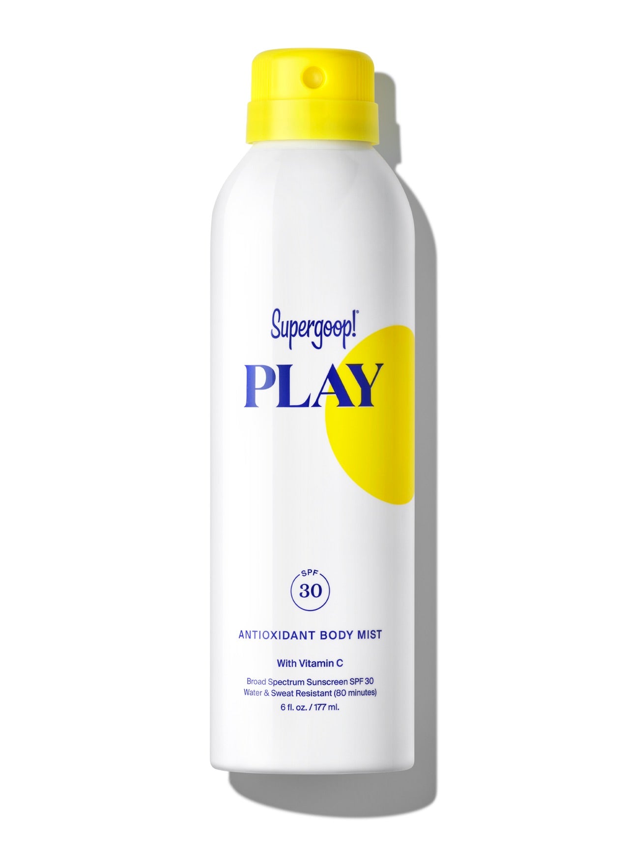 Supergoop! Play Antioxidant Body Mist SPF 50 - Lightweight Sunscreen Spray for Full Body Protection - Perfect for Beach, Pool & Outdoor Activities