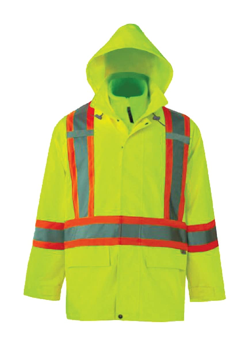 Viking Men's CSA 300D 3-in-1 Safety Parka Jacket - Waterproof Winter Work Coat with Removable Liner for Construction, Outdoor & Cold Weather Use