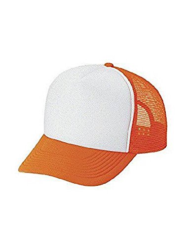 White / Neon Orange