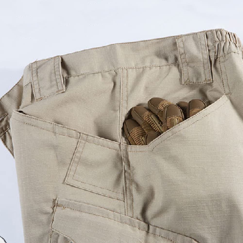 Men's Ripstop Tactical Cargo Pants - Multi-Pocket Outdoor Combat Pants for Hiking, Camping & Tactical Operations | Durable & Lightweight Tactical Trousers for Military, Airsoft & Outdoor Adventures