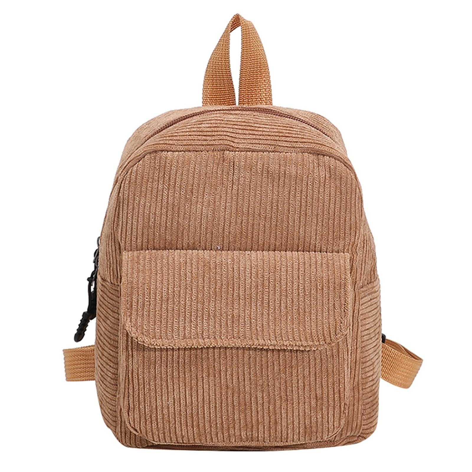 2022 HUTVD Fashion School Backpack for Women & Girls - Durable Nylon Zipper Backpack with Solid Color Design - Perfect for School, College, Travel & Daily Use
