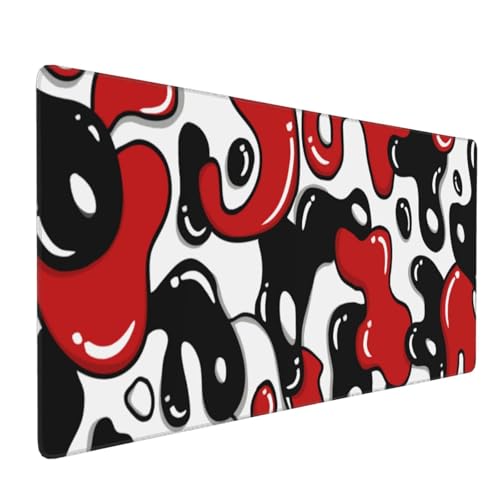 Japanese Geometric-red Black White