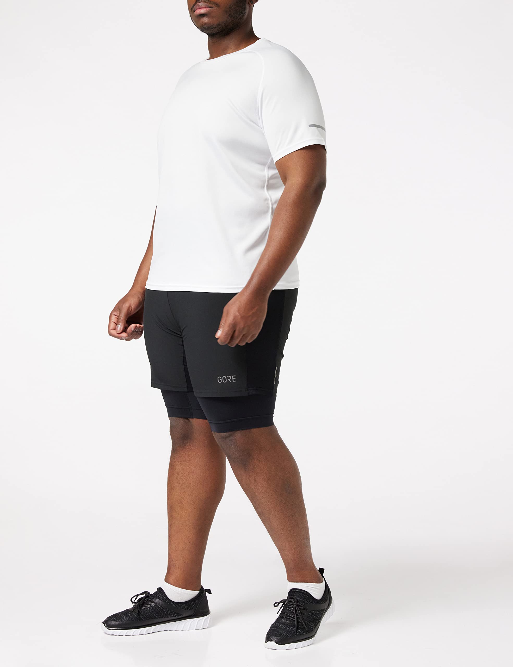 GORE WEAR Men's R5 2-in-1 Running Shorts with Liner - Lightweight, Quick-Dry Athletic Shorts for Men - Perfect for Jogging, Gym Workouts & Outdoor Sports