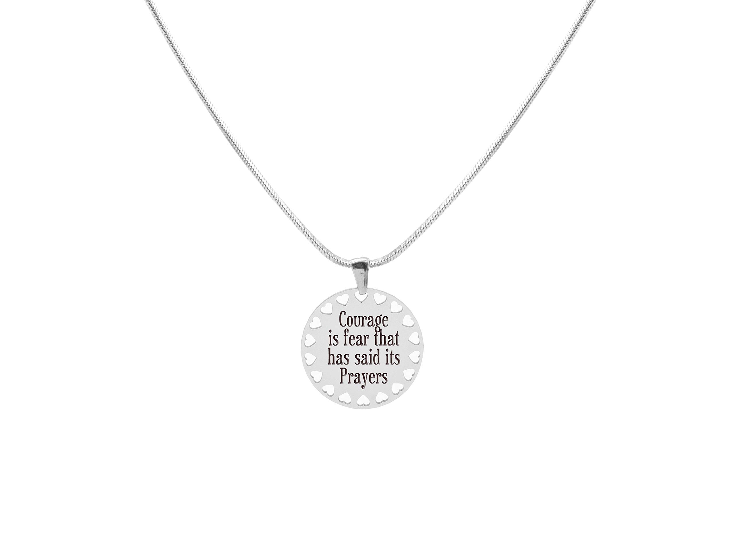 Pink Box Inspirational Heart Necklace - Elegant & Meaningful Jewelry Gift for Women, Perfect for Valentine's Day, Anniversary or Everyday Wear