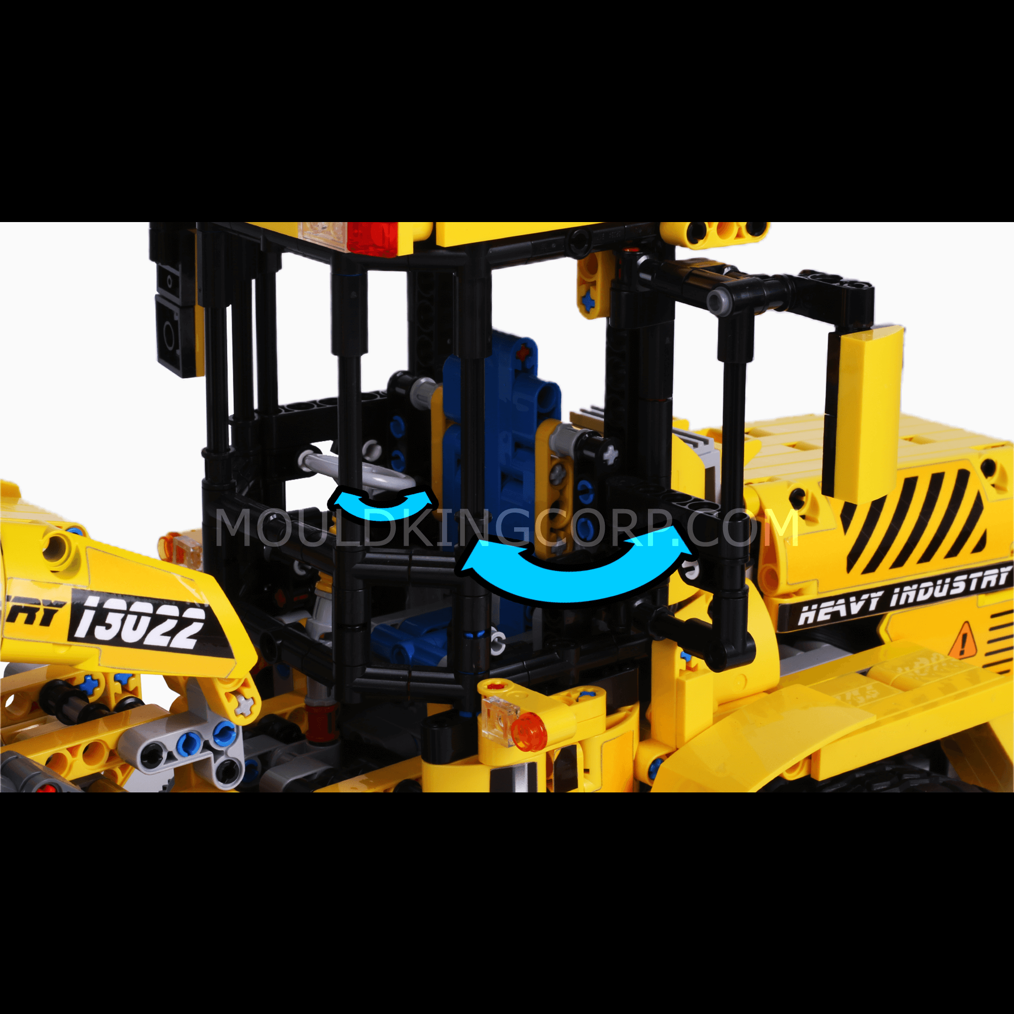 Mould King 13122S 1582 Pcs Remote Control Construction Truck Building Blocks Set - STEM Educational Toy for Kids & Adults | Perfect for Birthday Gifts & DIY Engineering Projects