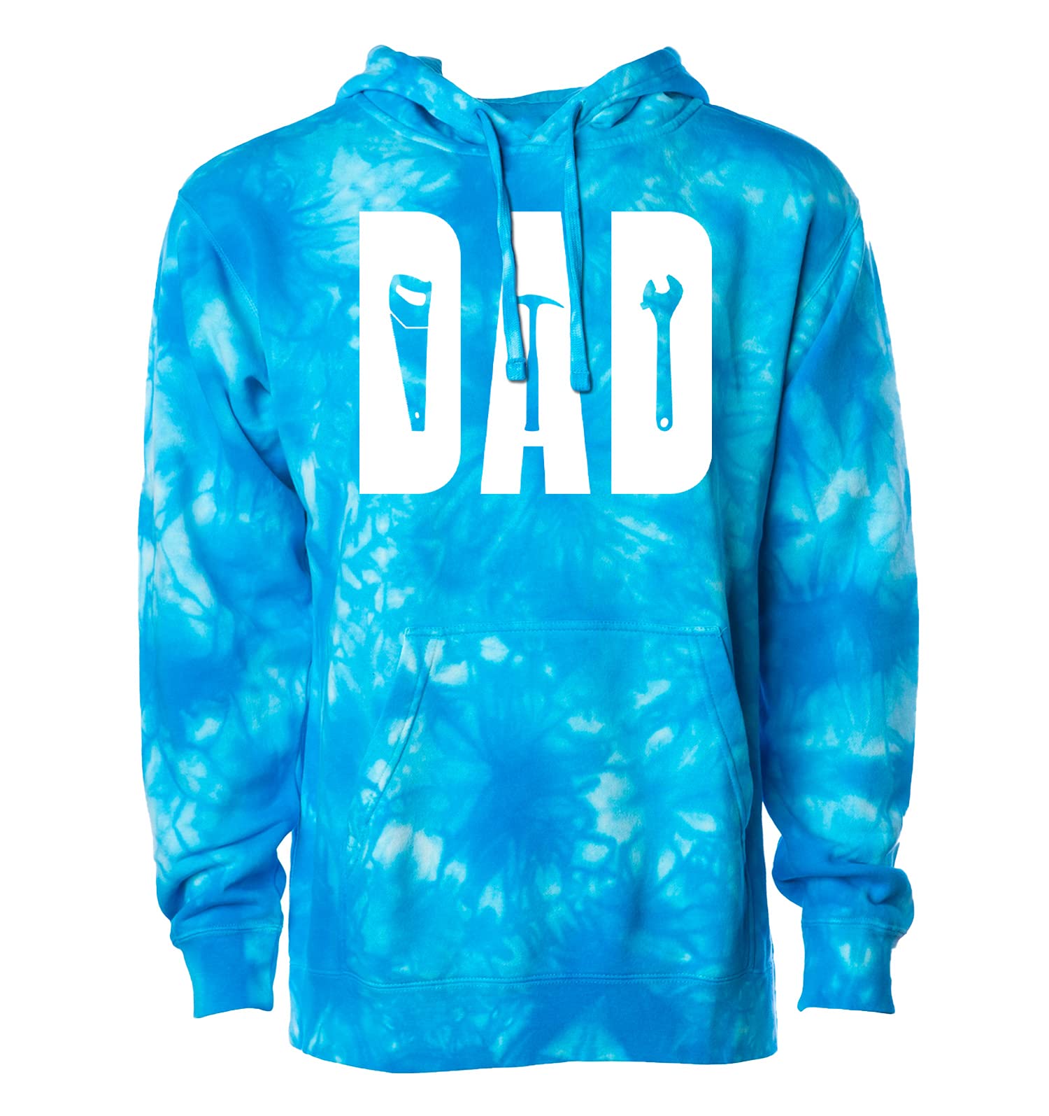 Dad Tools Hoodie - Unisex Hammer Wrench Saw Handyman Sweatshirt for DIY Enthusiasts | Perfect for Home Repairs, Workshop & Father's Day Gifts