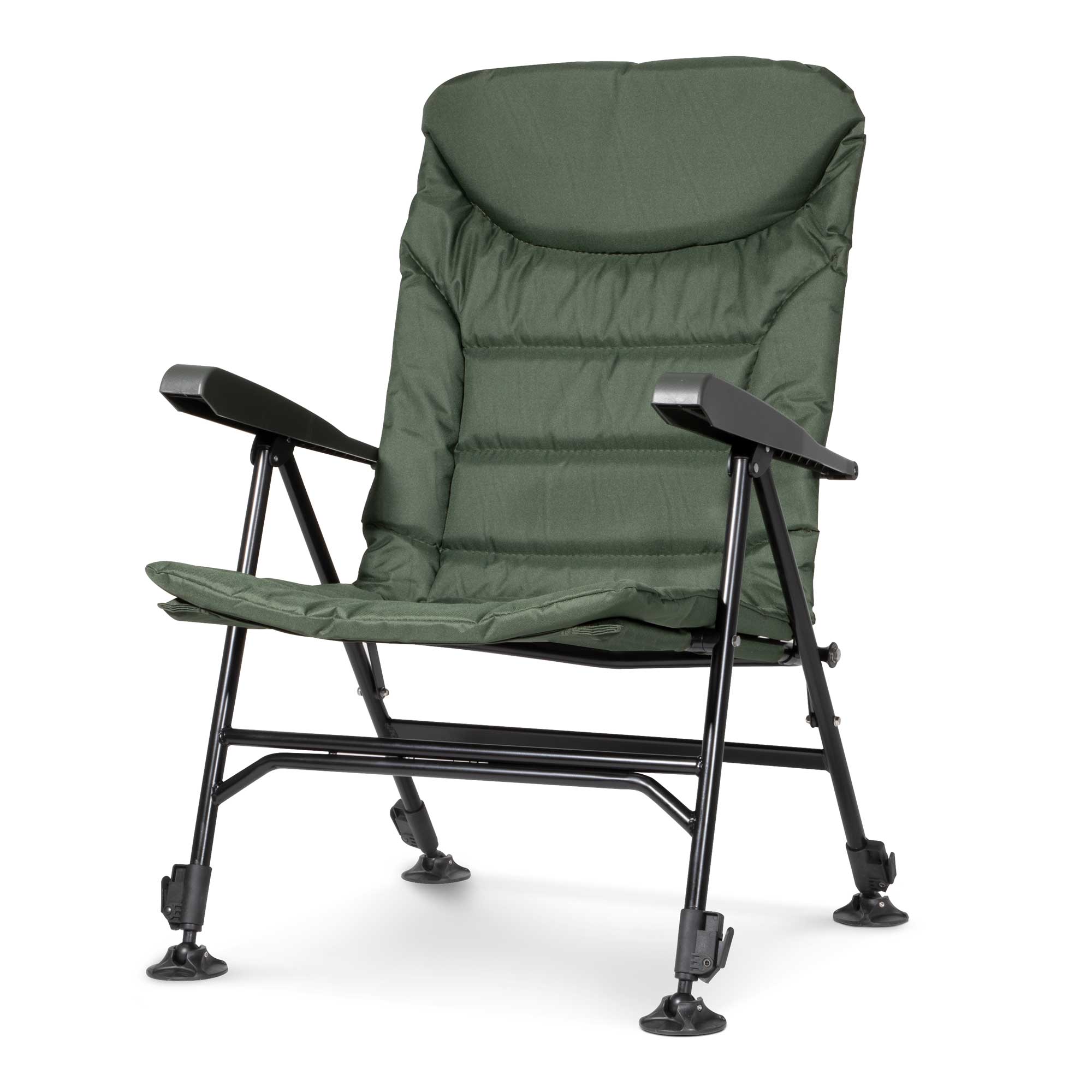 Portable Reclining Fishing & Camping Chair - Adjustable, Water Resistant, Foldable Outdoor Gear for Beach, Backpacking & Picnics - Model DL74