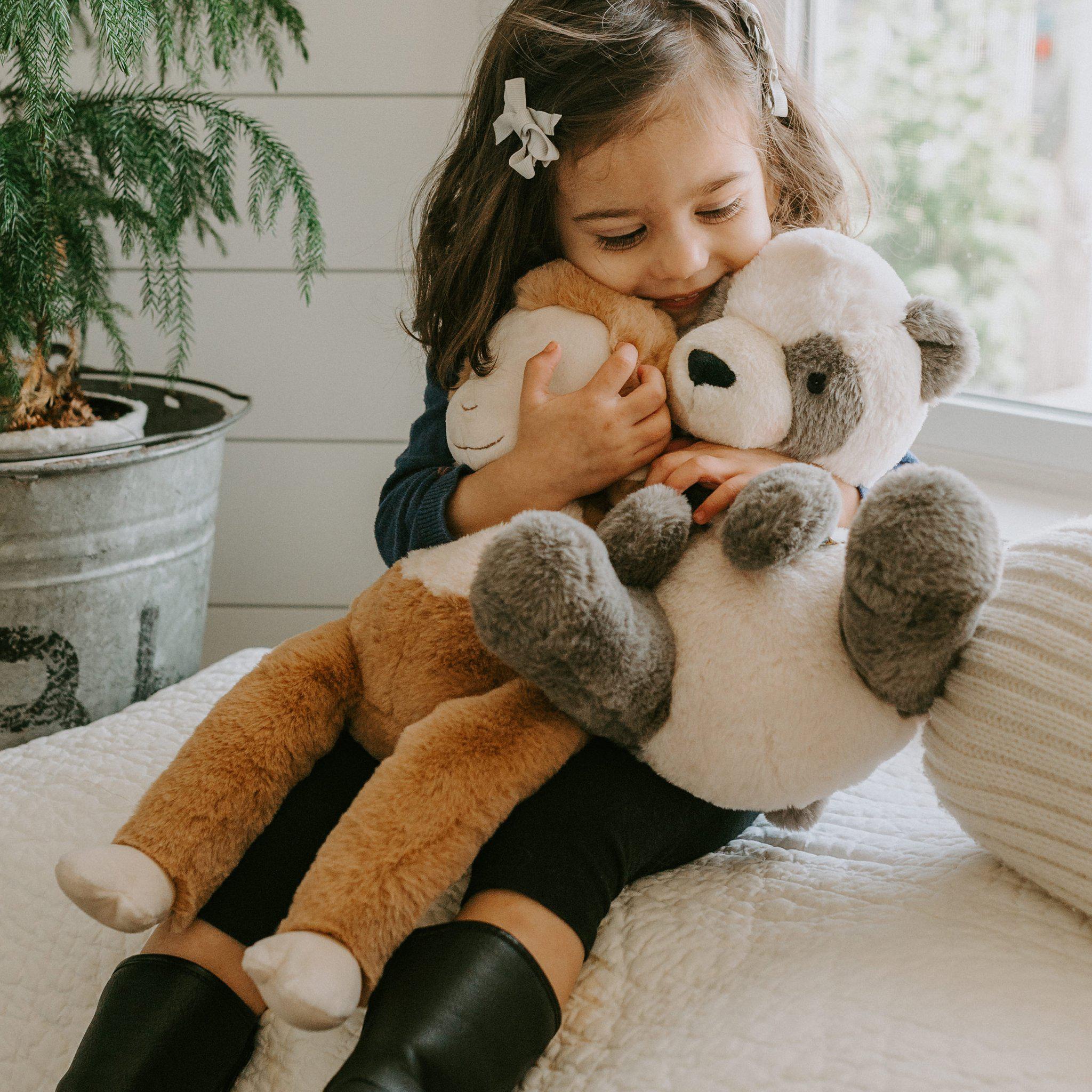Sweet Nibble Fur Bamboo Panda Plush Toy - Soft & Cuddly Stuffed Animal for Kids, Perfect for Cuddling, Gifts, and Nursery Decor
