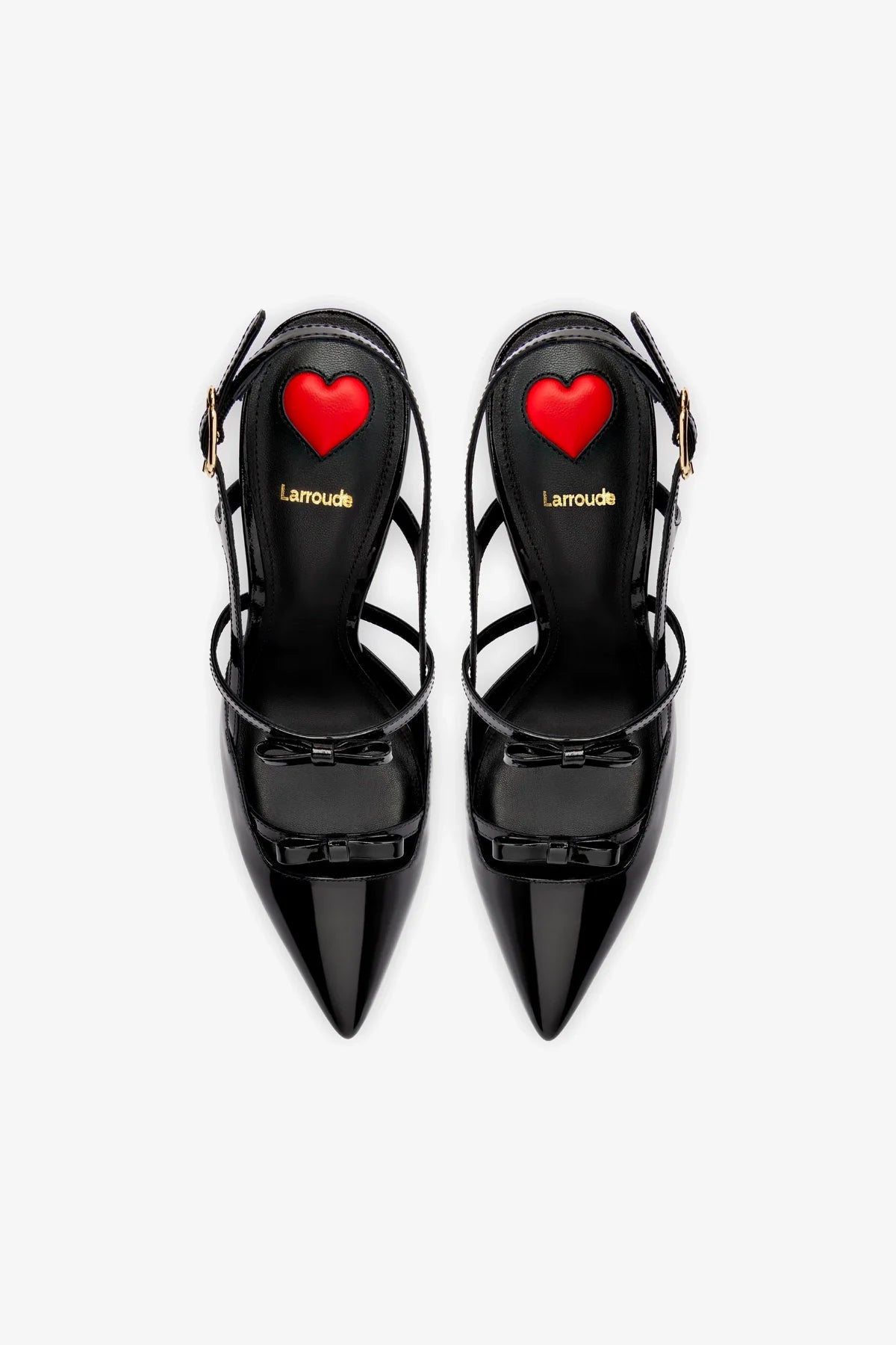 Brooks Women's Pump Shoes in Black Patent Leather - Stylish & Comfortable Heels for Work, Office & Formal Occasions
