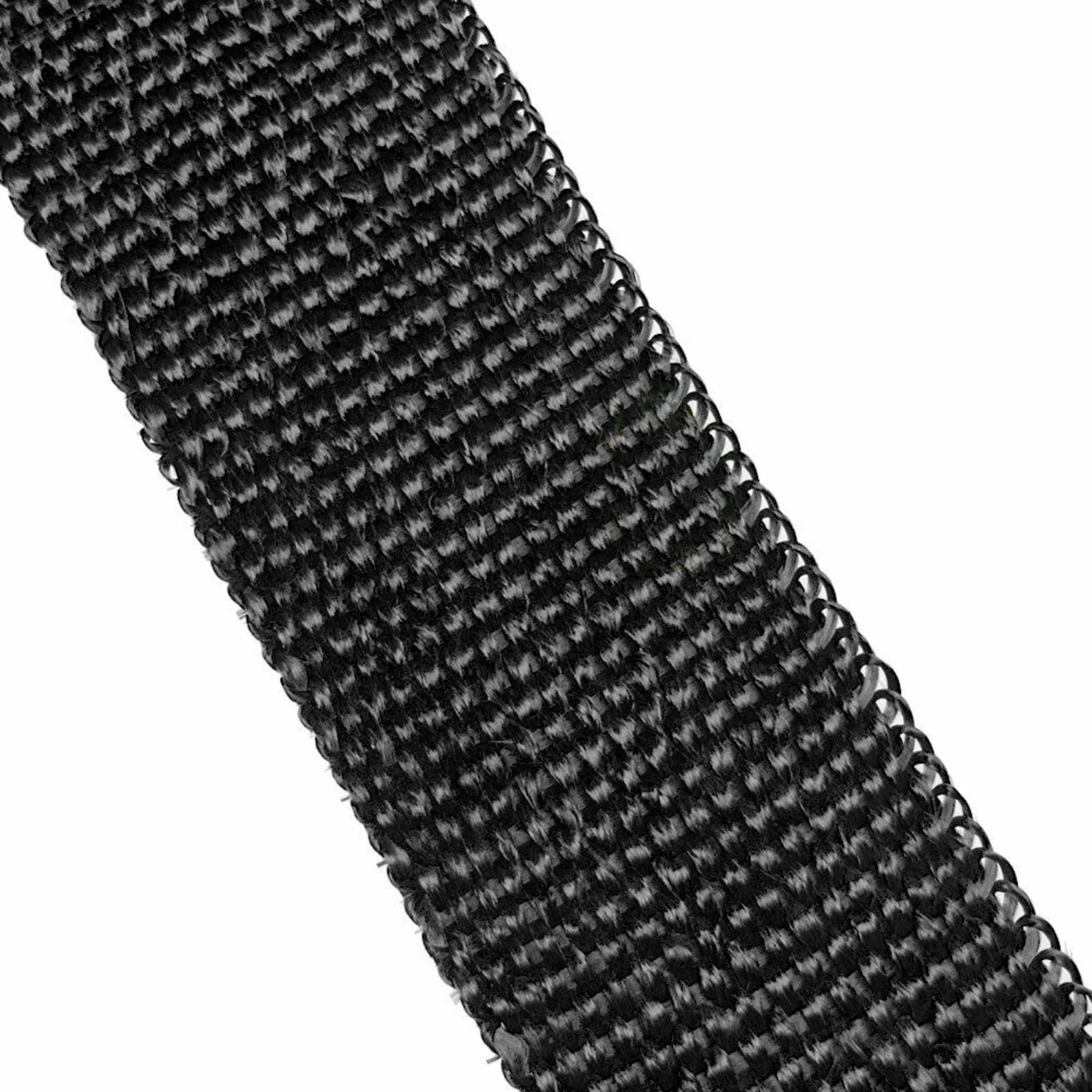 2 Inch x 16.5 Feet High-Temperature Exhaust Manifold Heat Wrap Tape - Black Thermal Insulation Wrap with Stainless Steel Ties Kit for Automotive, Motorcycle & Performance Vehicles - Heat Protection for Engine Bays & Exhaust Systems