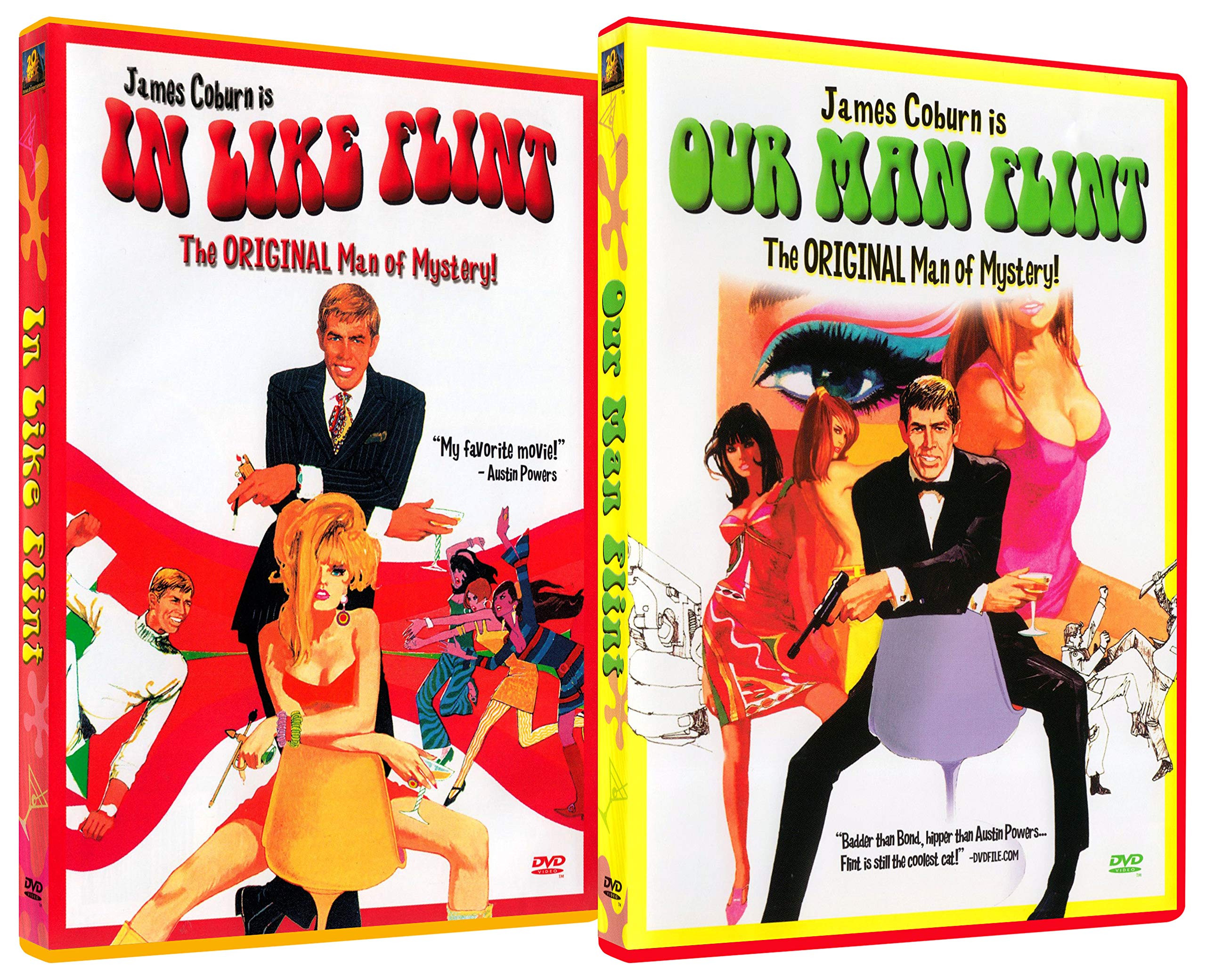 In Like Flint / Our Man Flint (Double Feature) - Classic Spy Action Movies for Movie Nights & 60s Cinema Lovers