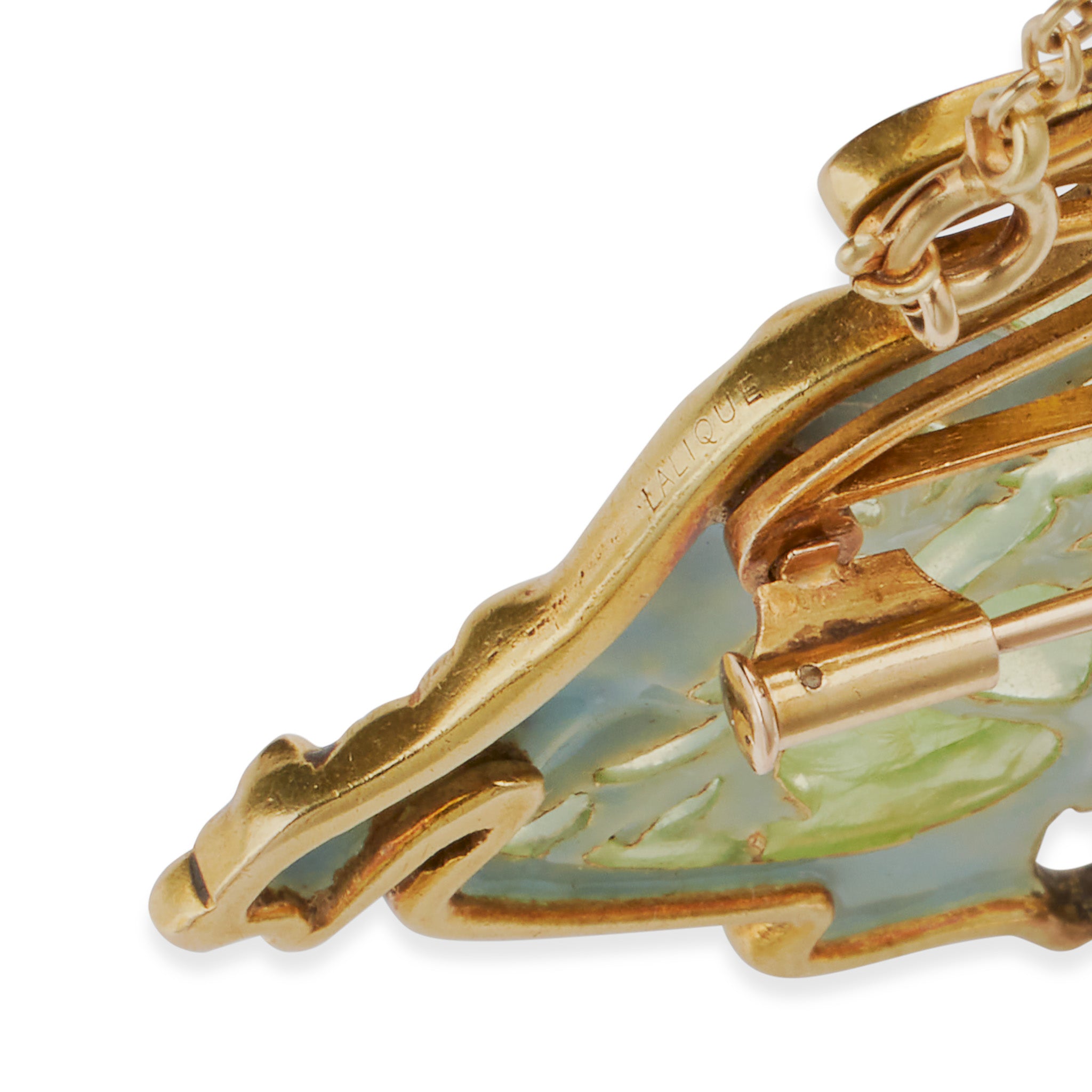 Vintage René Lalique Breton Lion Pendant Brooch - Art Nouveau Jewelry for Women, Collectible Glass Art Piece - Perfect for Special Occasions, Gift Giving & Jewelry Collections