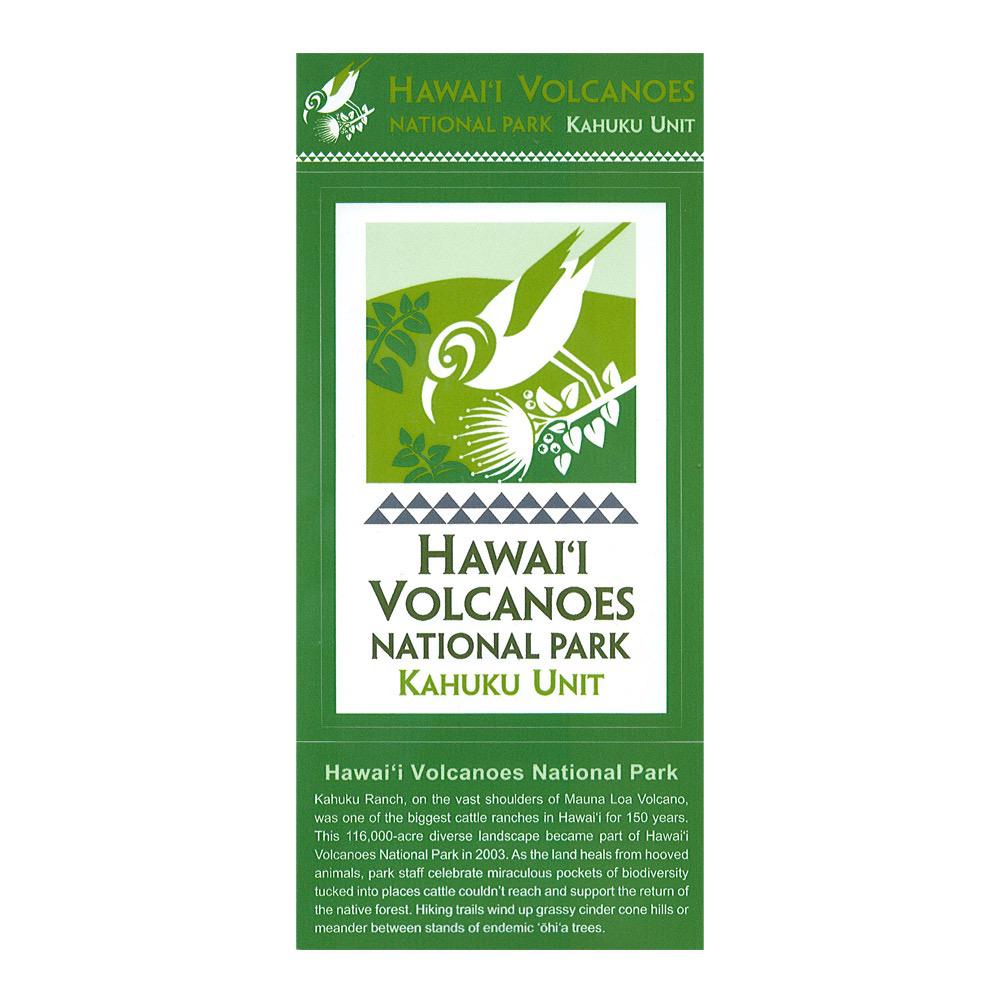 Hawaii Volcanoes National Park Kahuku Unit Stickers - Waterproof Vinyl Decals for Laptops, Cars, and Travel Gear