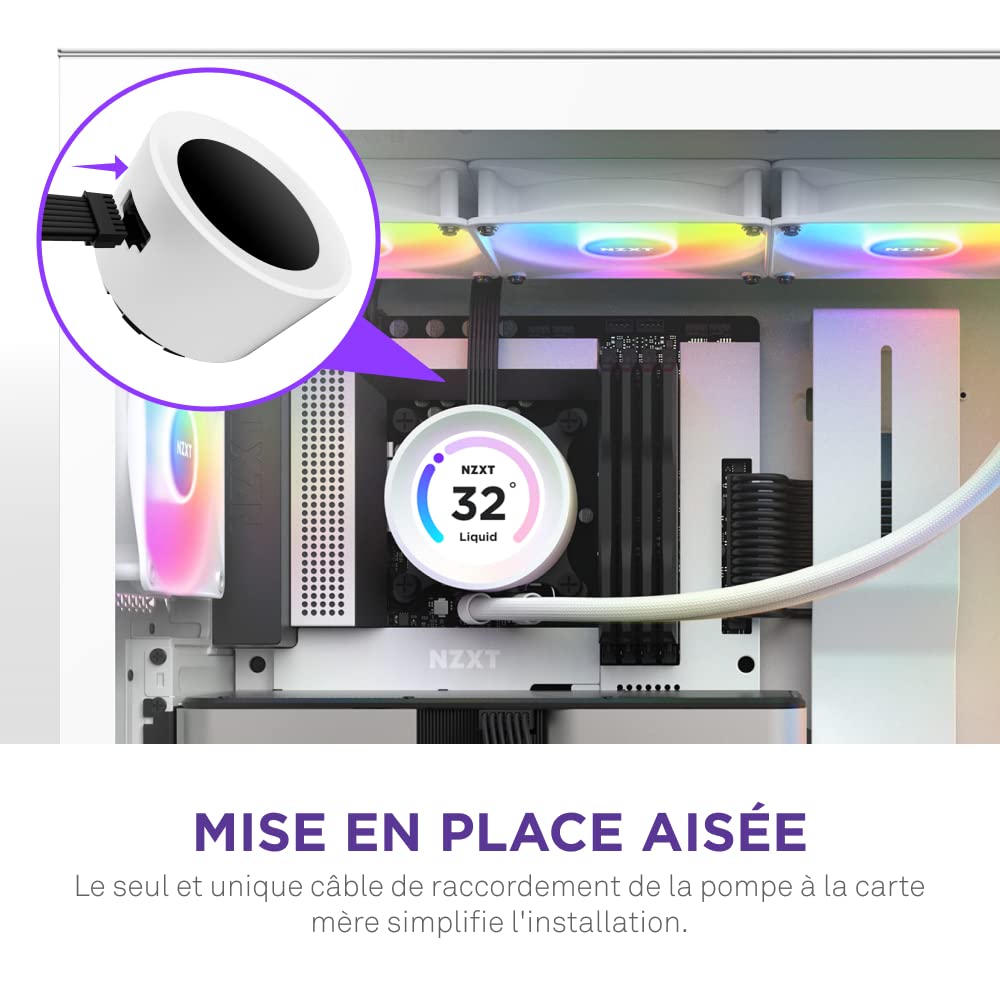 NZXT Kraken Elite RGB 360mm AIO Liquid CPU Cooler with 2.36