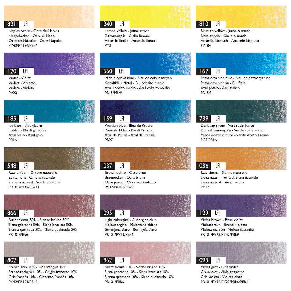 Caran d'Ache Luminance 6901 Professional Permanent Color Pencils - 76 Vibrant Shades for Artists, Illustrators & Designers - Perfect for Sketching, Drawing & Fine Art Projects