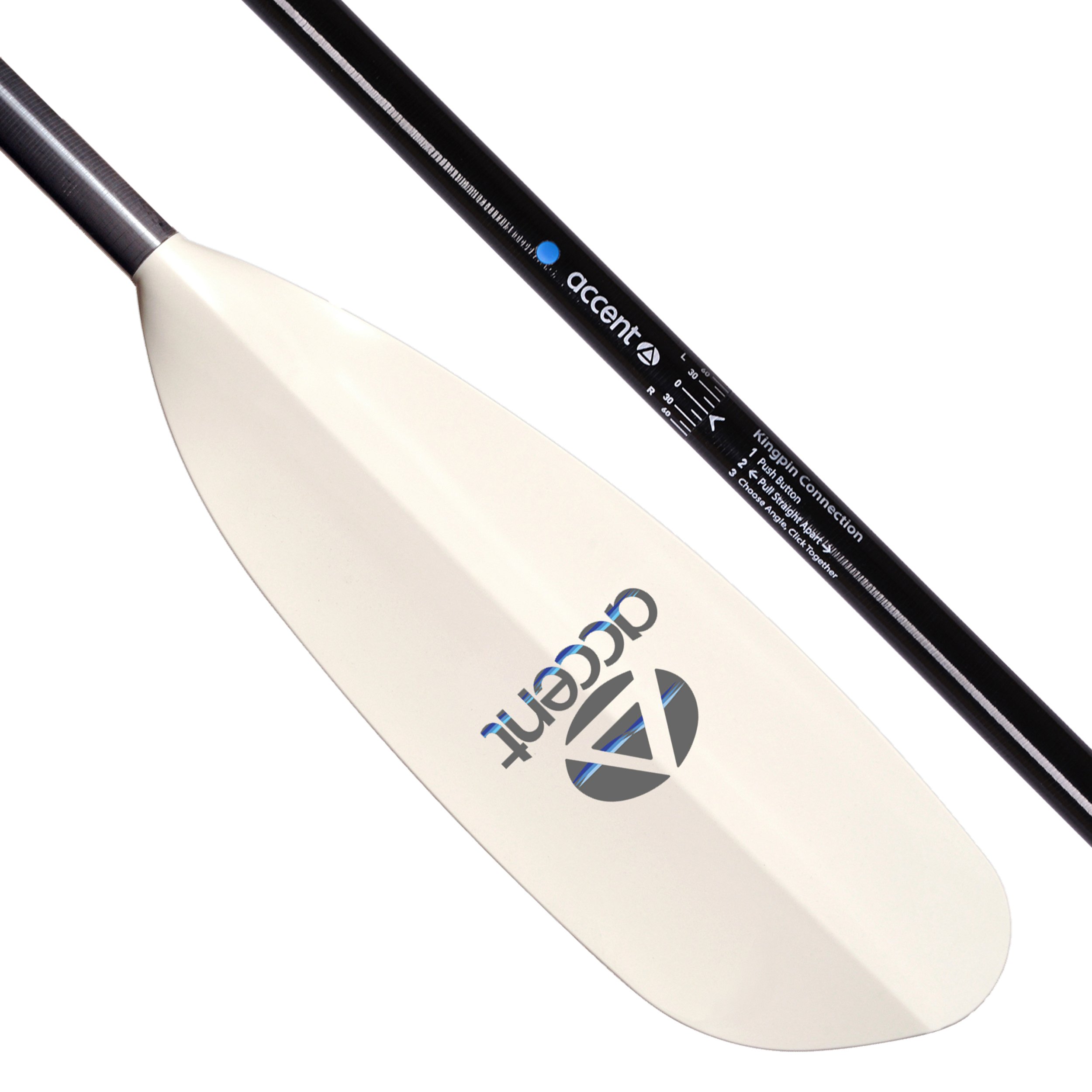 Premium 2-Piece Lanai Touring & Recreational Kayak Paddle - Lightweight Aluminum Shaft with Durable Plastic Blades - Perfect for Lakes, Rivers & Ocean Kayaking Adventures