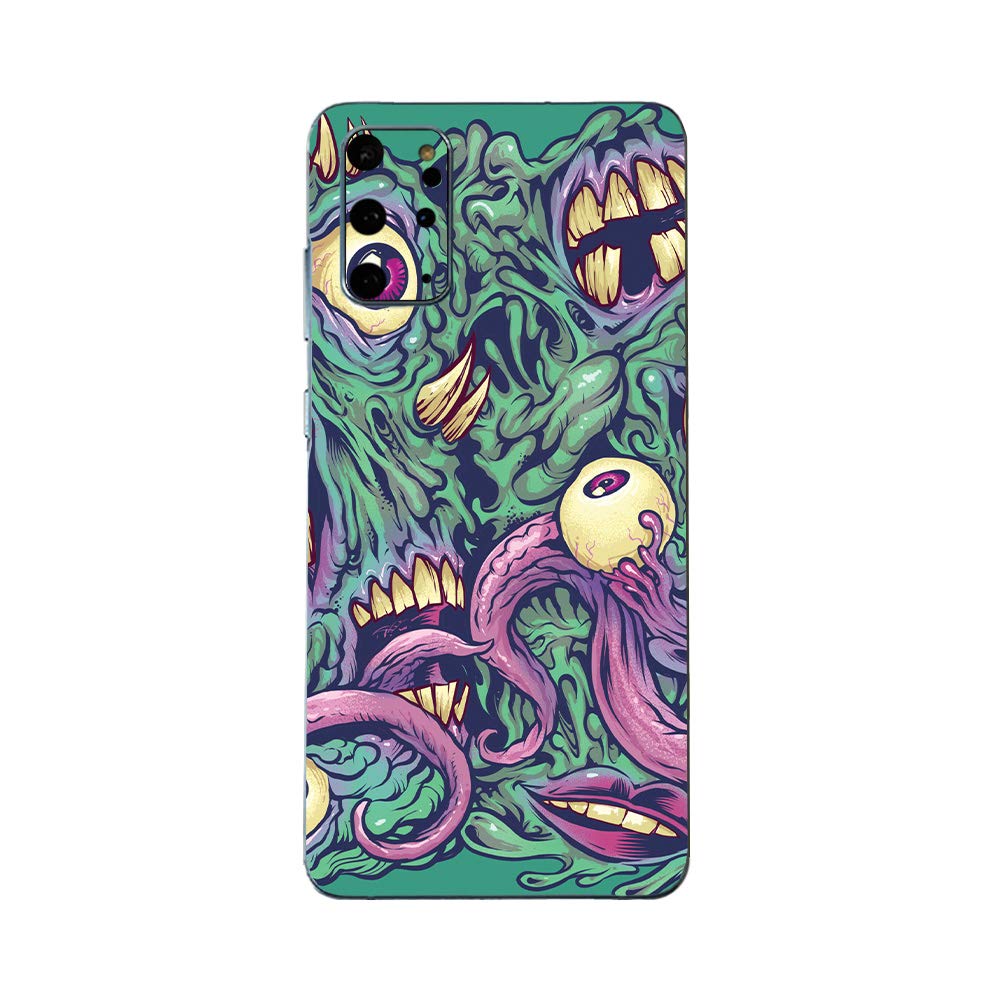 MightySkins Protective Vinyl Decal Wrap Cover for Samsung Galaxy S20 Plus - Eyes and Teeth Design | Durable, Customizable Skin | Easy to Apply & Remove | Made in USA | Perfect for Daily Use, Travel & Personalization