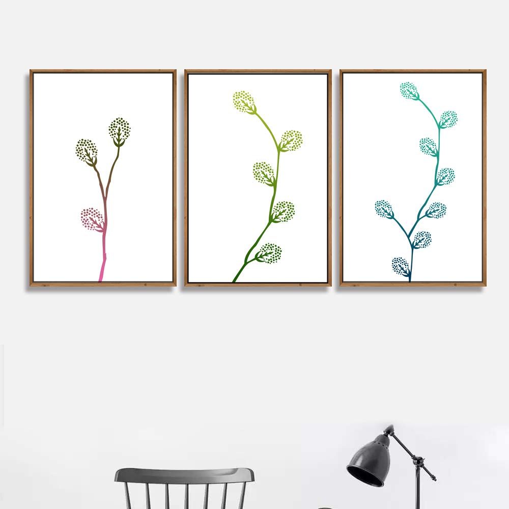 Wall26 3-Panel Framed Canvas Wall Art Set - 16