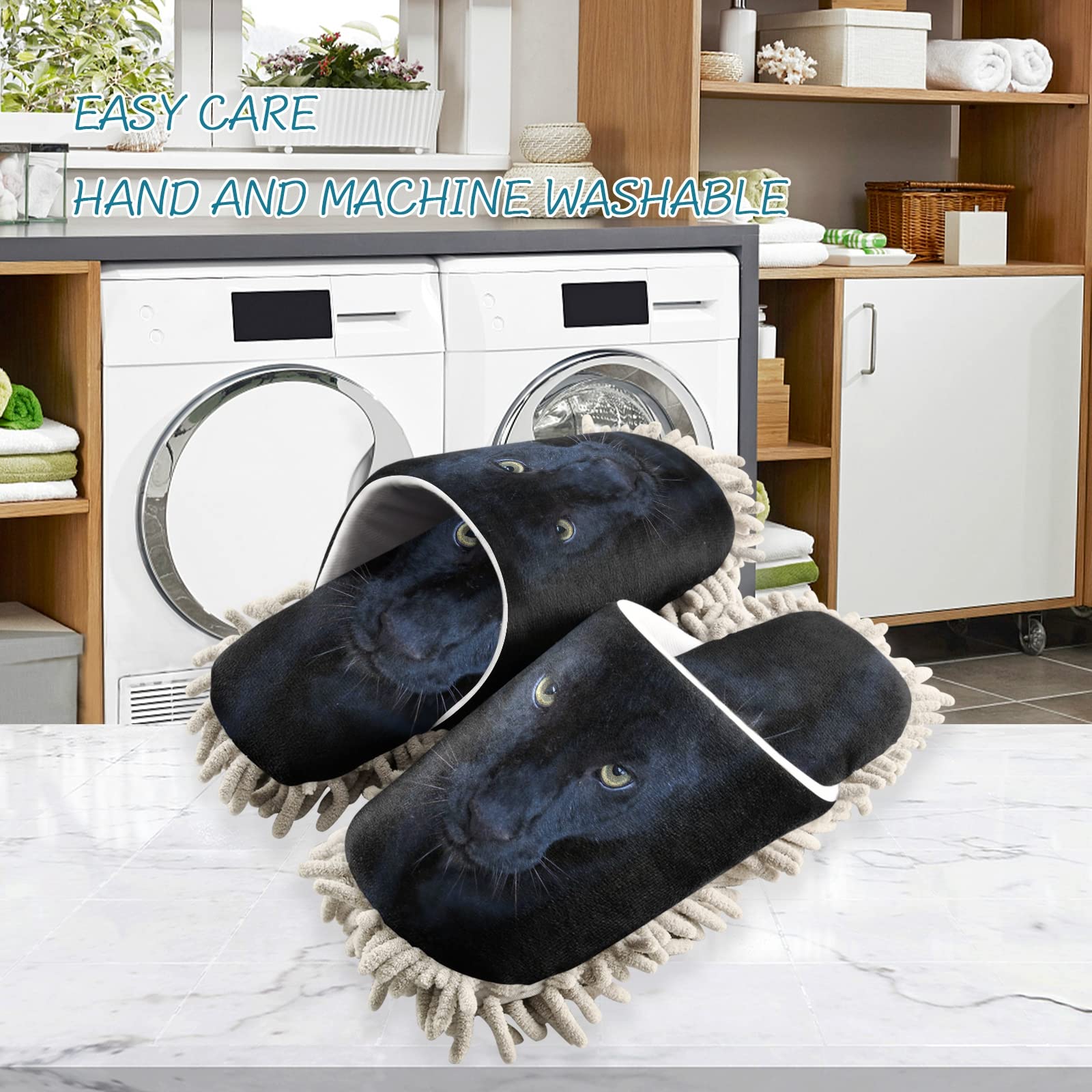 Unisex Mop Slippers Shoes - Soft Cleaning House Slippers for Dusting & Spa (Size M-L) | Perfect for Home Cleaning, Pet Hair Removal & Relaxing Foot Massage