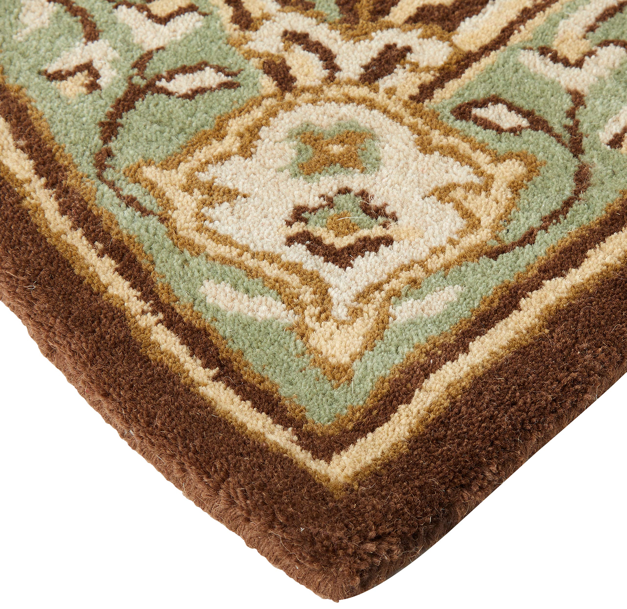 Premium Oriental Wool Hearth Rug - Half Round 56