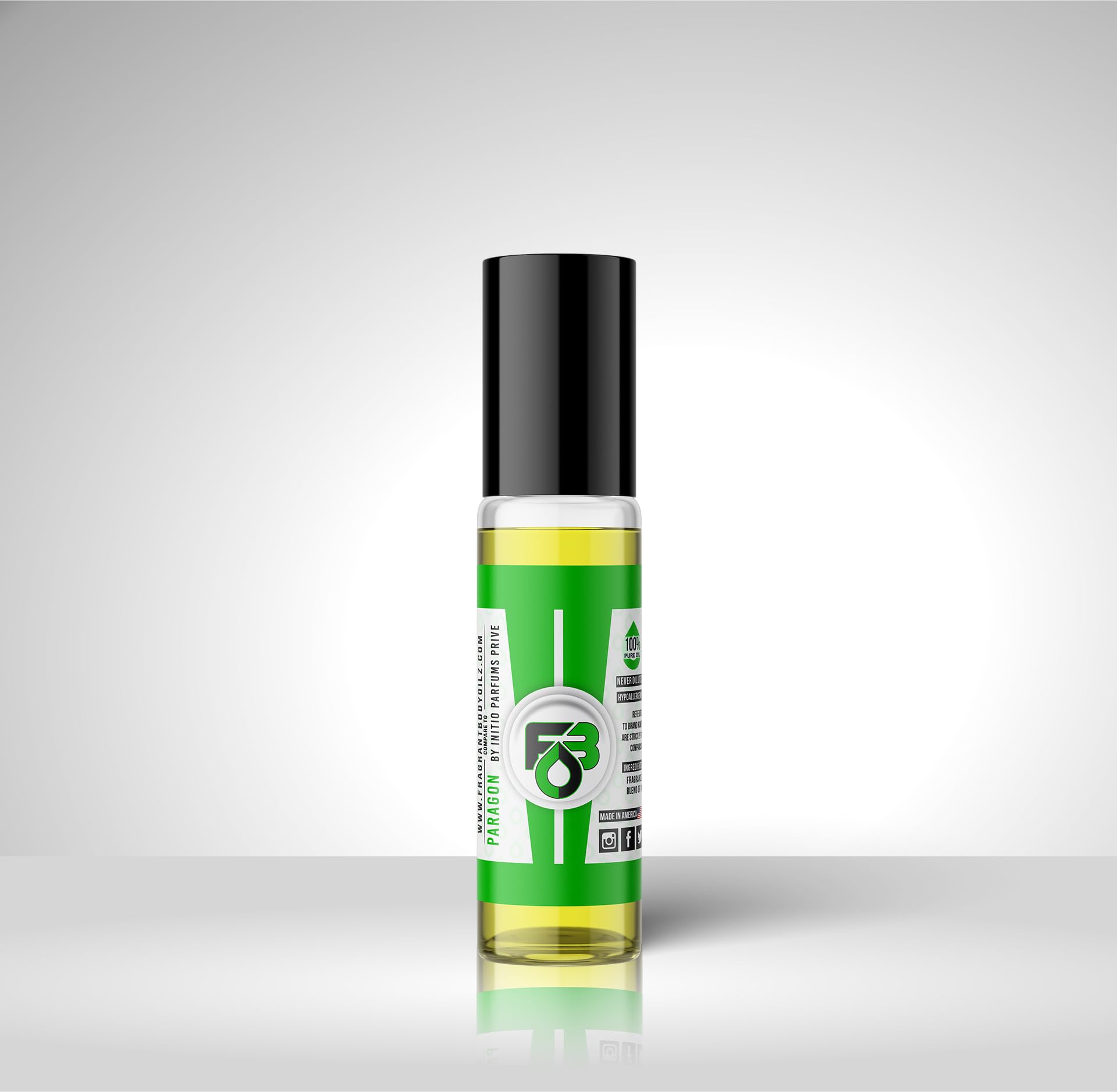 Paragon Unisex Pure Body & Perfume Oil - 100% Natural Undiluted Fragrance for Men & Women | Alcohol-Free Cologne for Daily Wear, Date Nights & Special Occasions