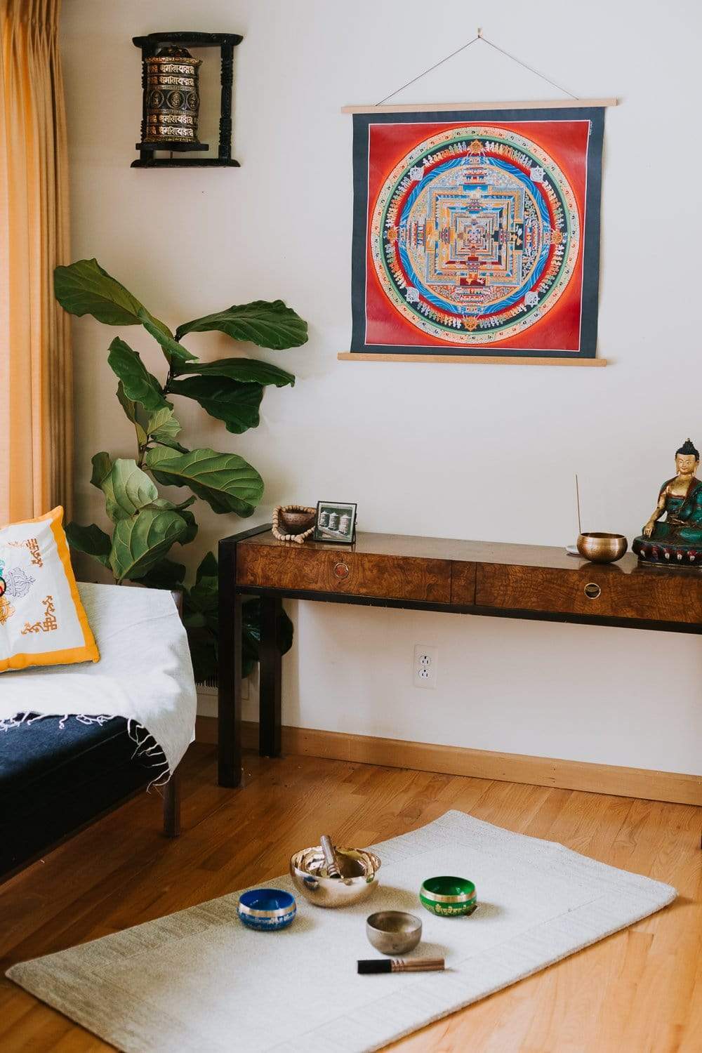 Authentic Green Tara Singing Bowl - Handcrafted Tibetan Meditation Bowl for Relaxation & Healing - Perfect for Yoga, Mindfulness & Sound Therapy