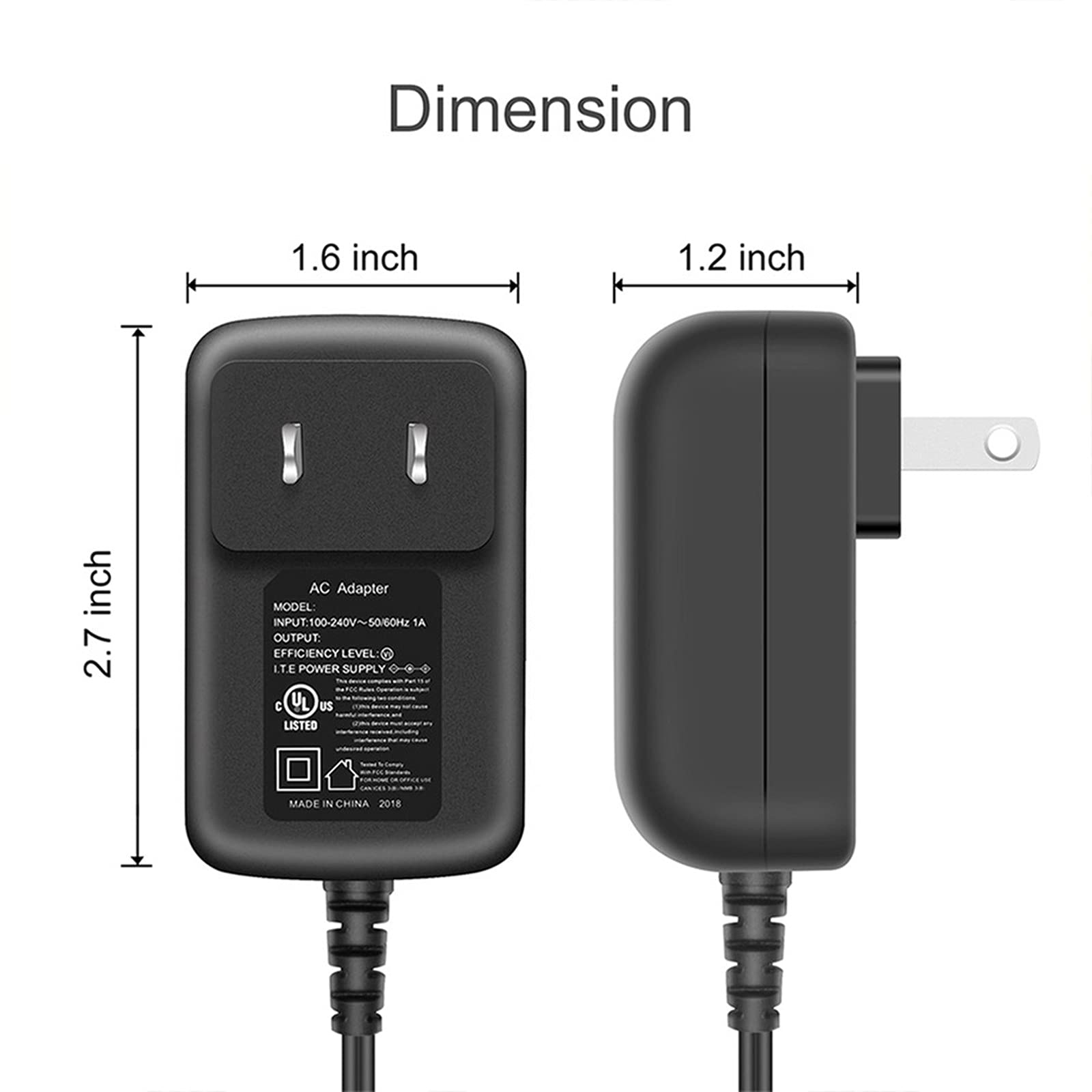 Opove M3 Pro G3 Massage Gun Charger - UL Listed AC Power Adapter Replacement (Model PS252W1000U) for Deep Tissue Therapy & Muscle Recovery at Home/Gym