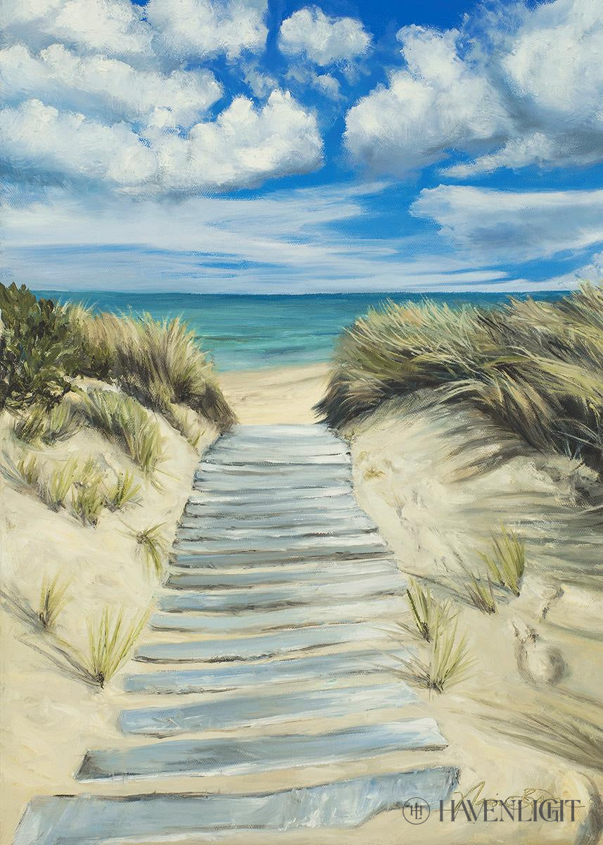 Seaside Decor - Handcrafted Broken Path Mosaic Art Piece for Home & Garden Wall Decor | Perfect for Beach House, Coastal Living Room, or Outdoor Patio