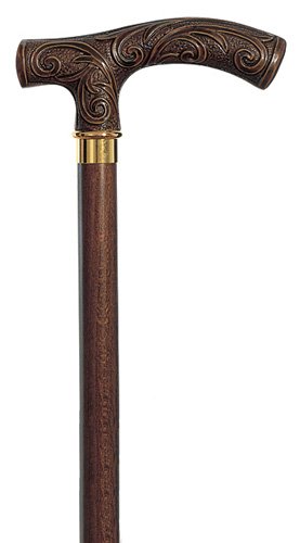 Concord Victorian Walking Cane - Elegant Wooden Walking Stick for Men & Women - Perfect for Hiking, Fashion, and Support - Classic Design for Outdoor & Indoor Use